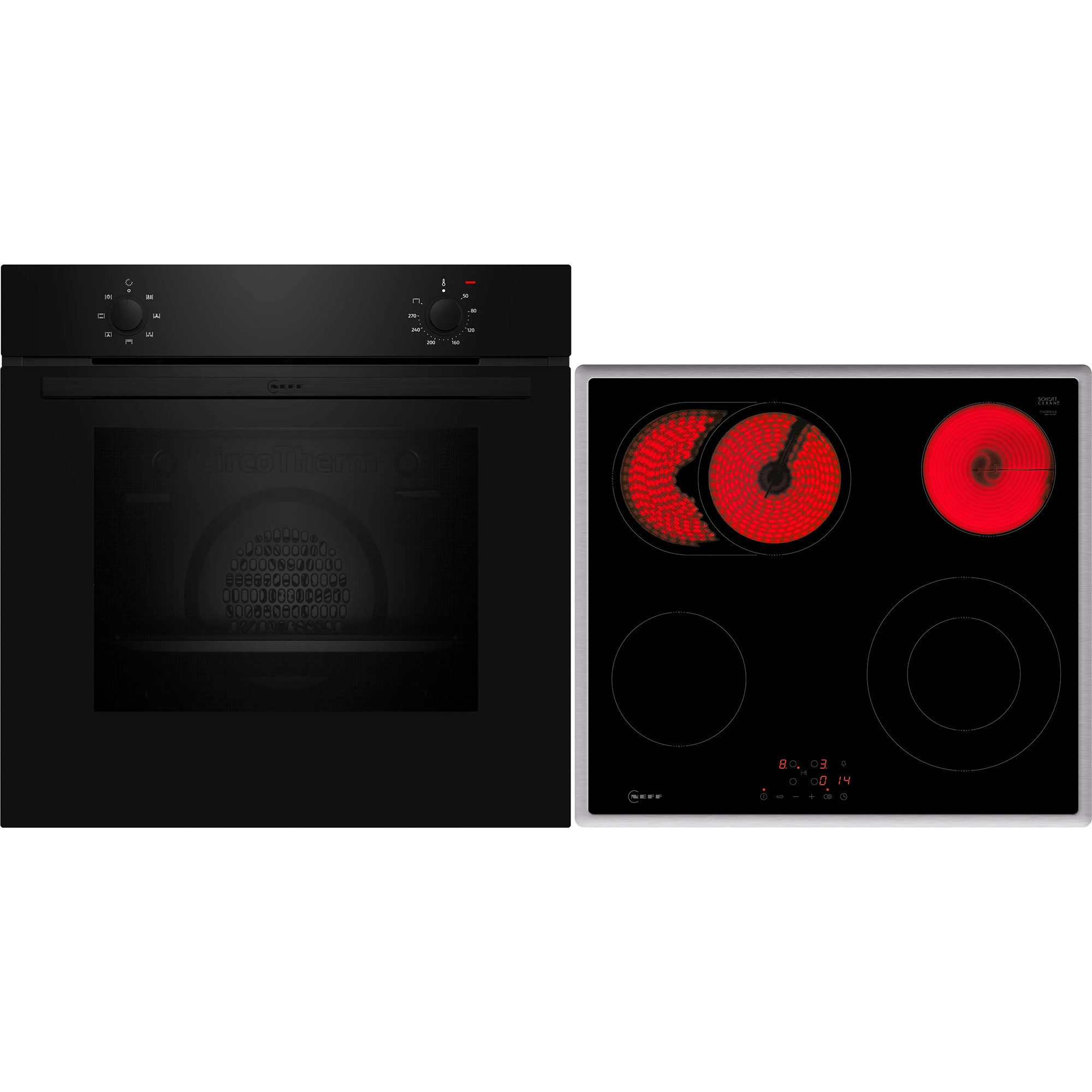 Backofen Neff BX16B, Backofen-Set