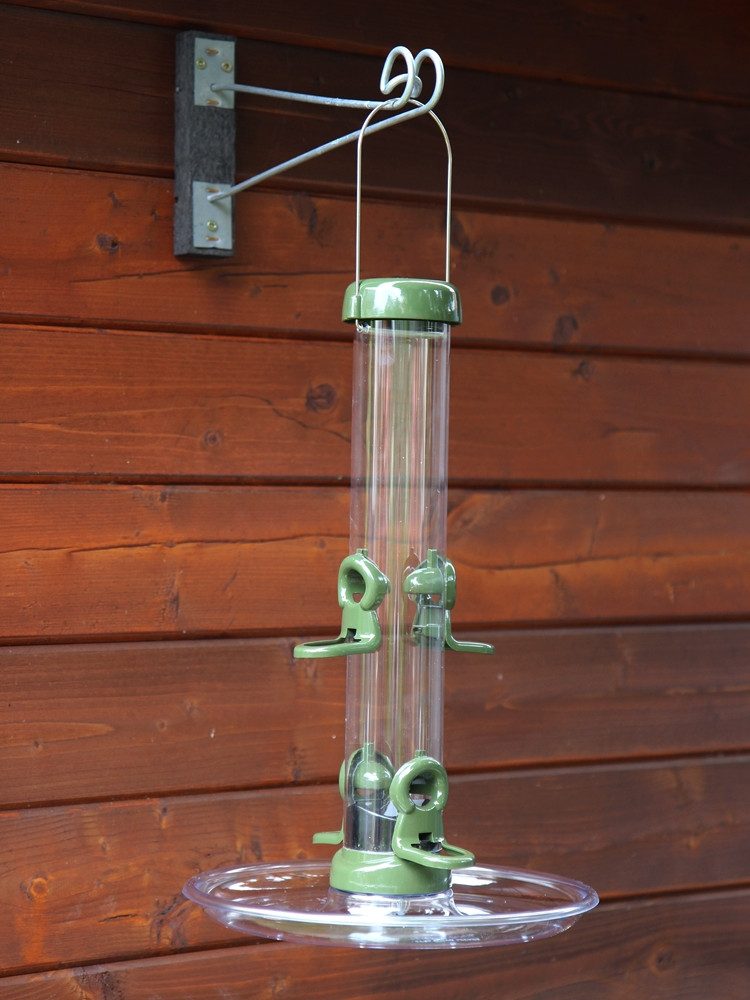 Schwegler Futterhaus Futtersäule Ring-Pull midi mit T-Träger Futterteller Fülltrichter Satz