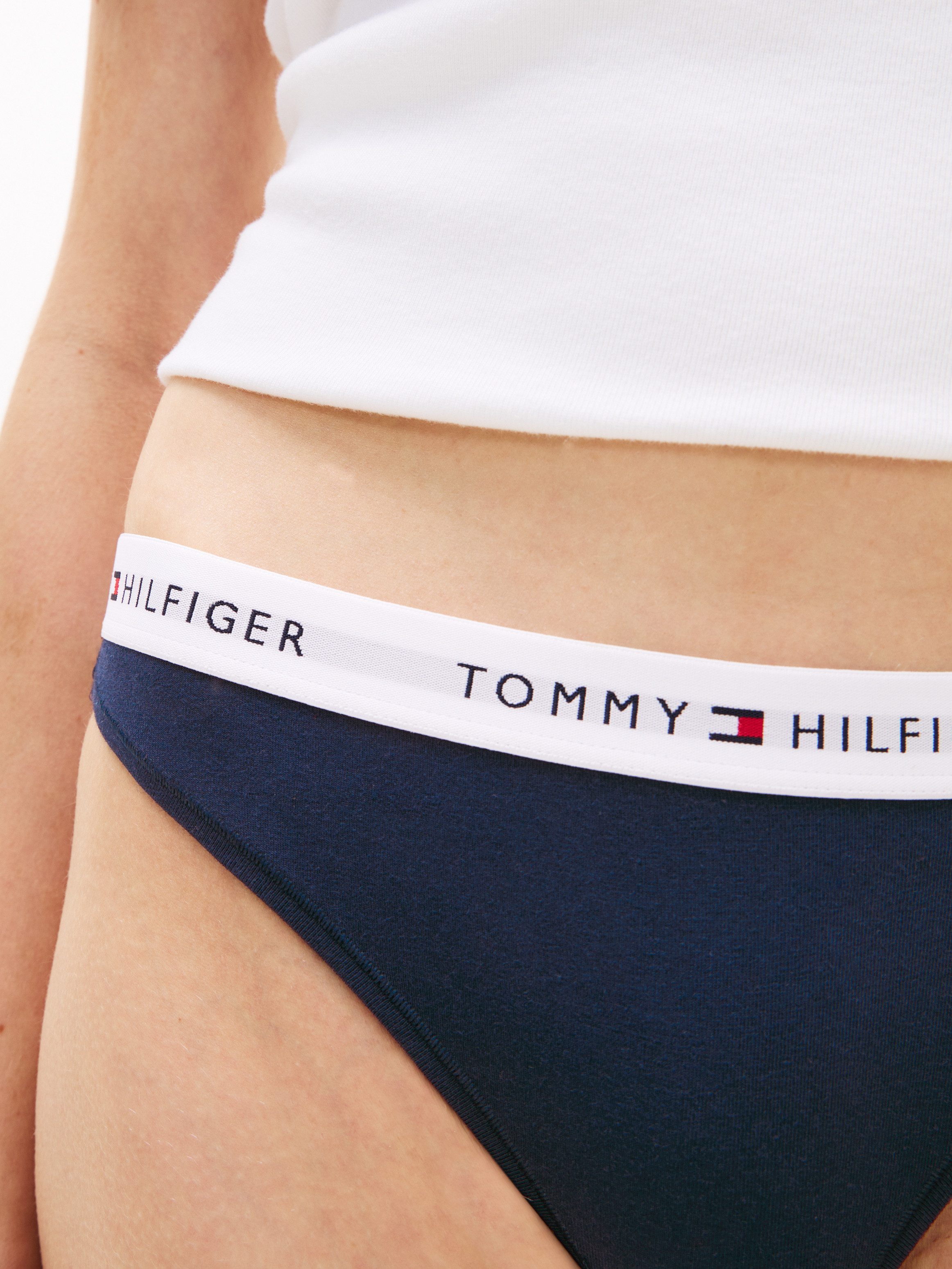 Tommy Hilfiger Underwear String (Packung, 3-St., 3er) mit Logoschriftzug