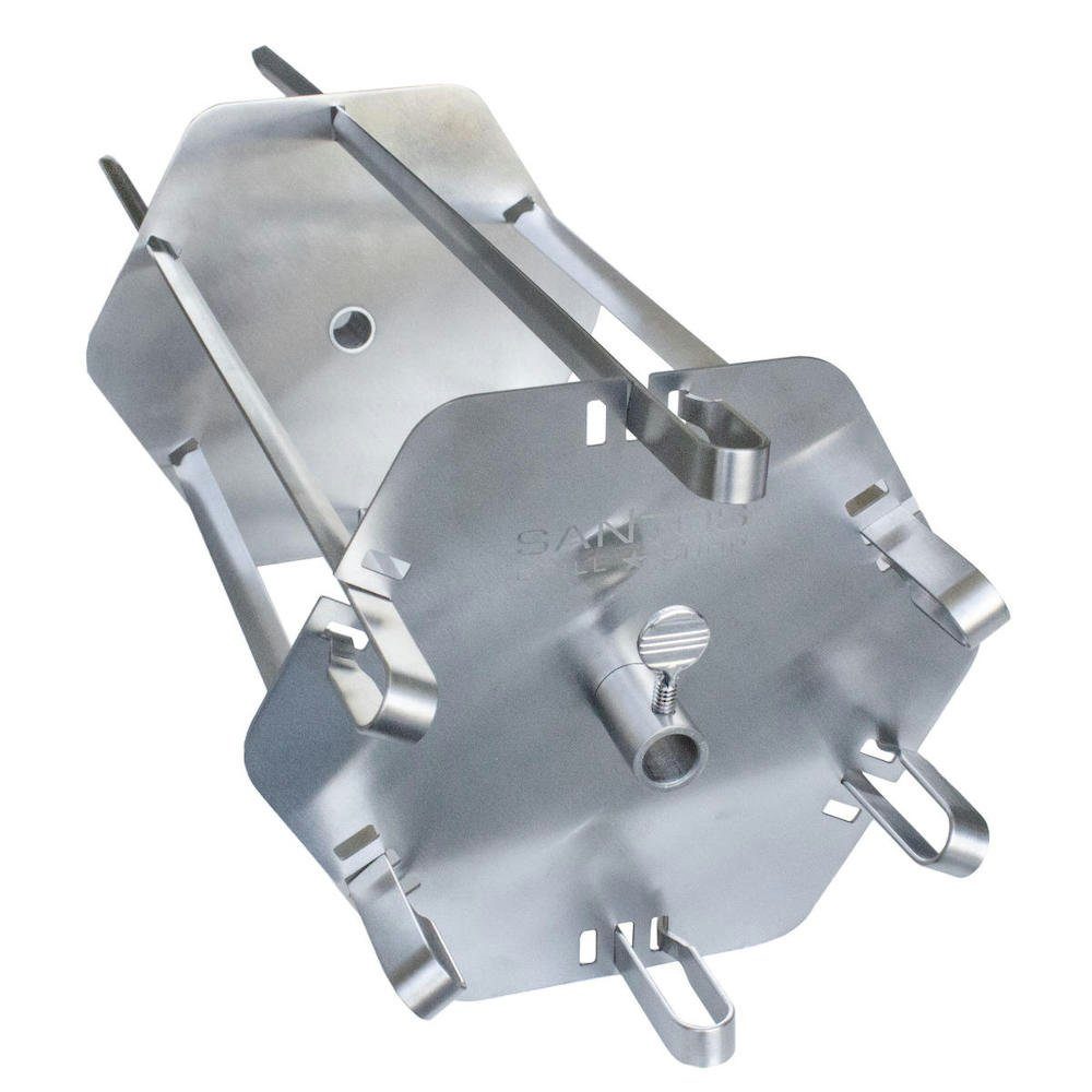 PROREGAL® Grillspieß MEGA Spieß-Rondell für alle gängigen Drehspieße, Edelstahl