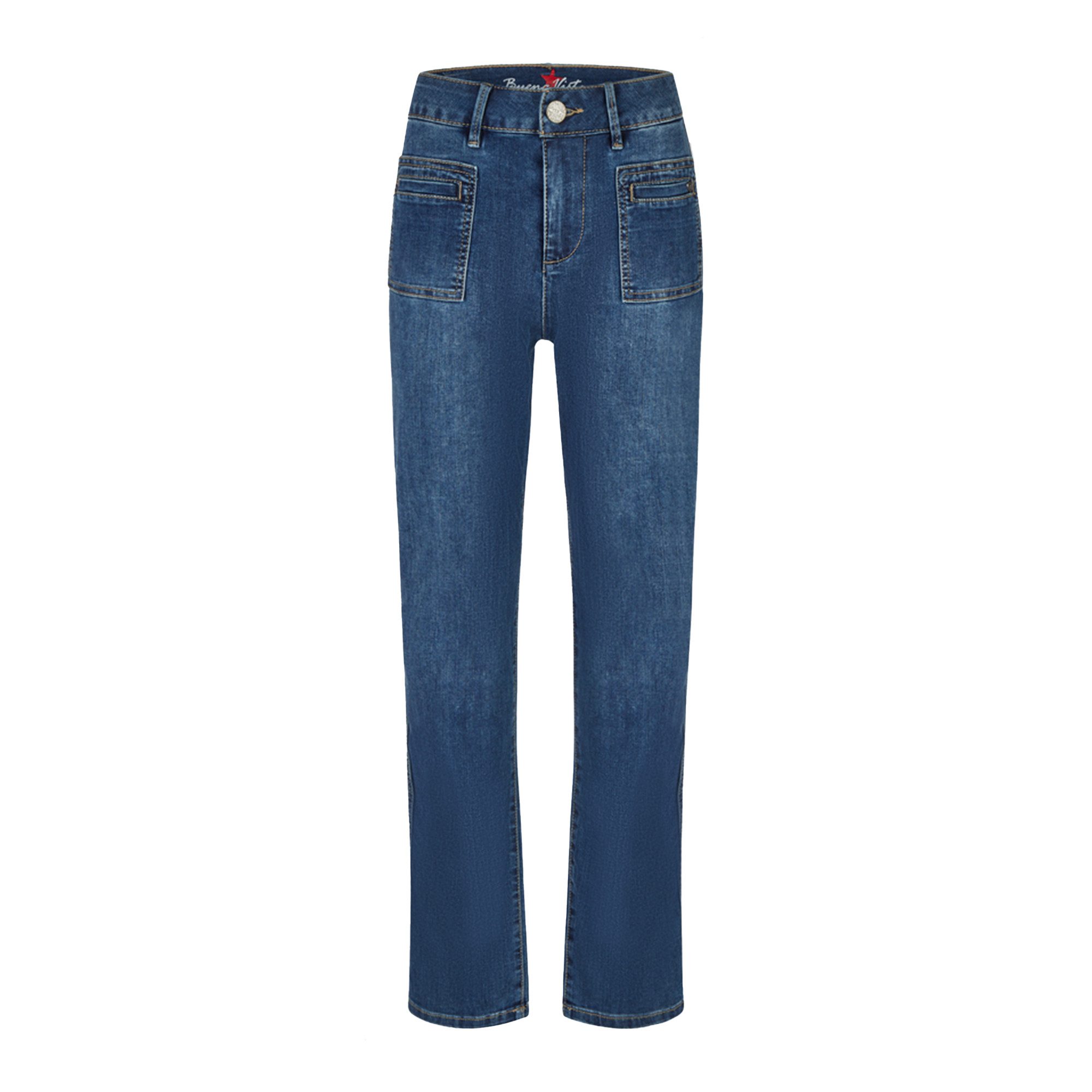 Buena Vista Gerade Jeans Stella-Zip straight stretch denim