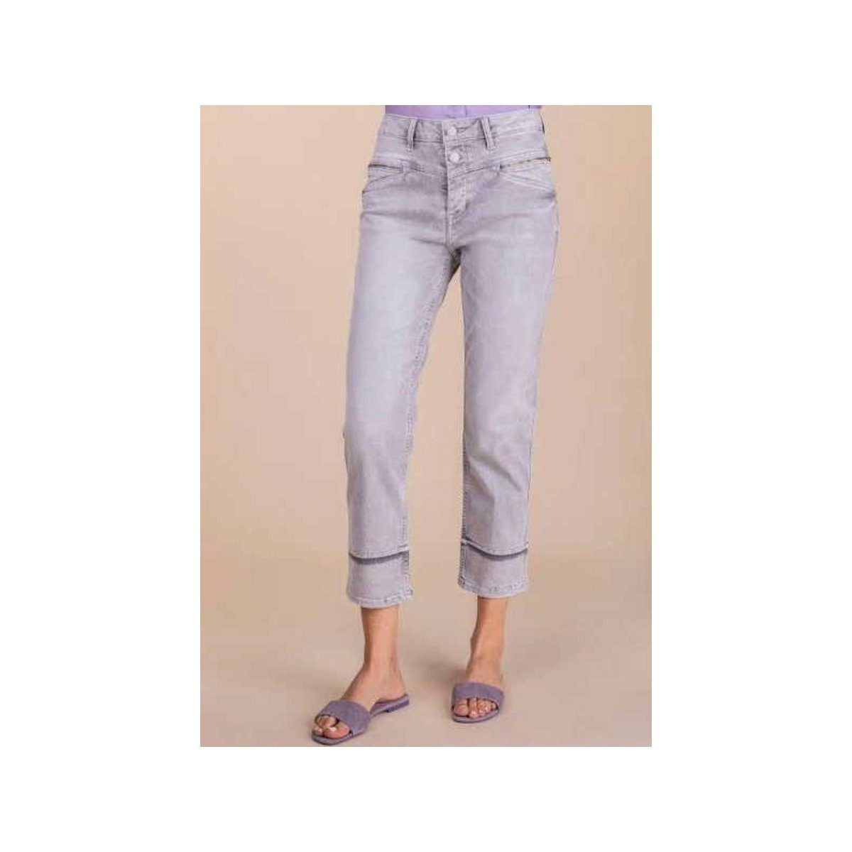 BLUE FIRE Straight-Jeans silber (1-tlg) | Straight-Fit Jeans