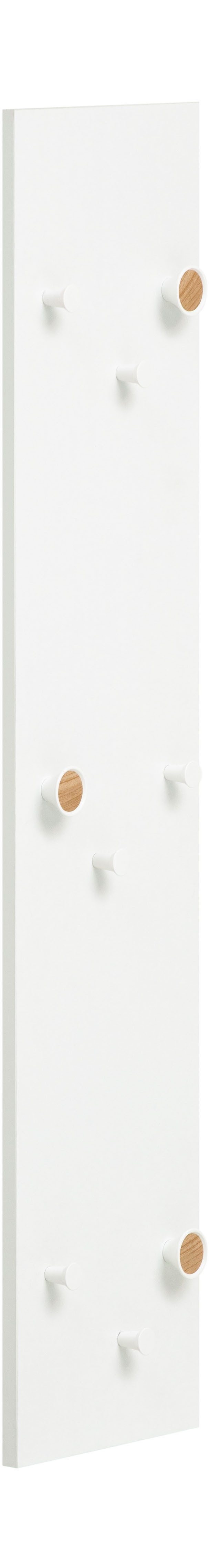 Schildmeyer Garderobenpaneel Bjarne, Hakenpaneel, Made in Germany, B: 24,5 cm, Solide Verarbeitung - Dieses Produkt ist in Deutschland gefertigt