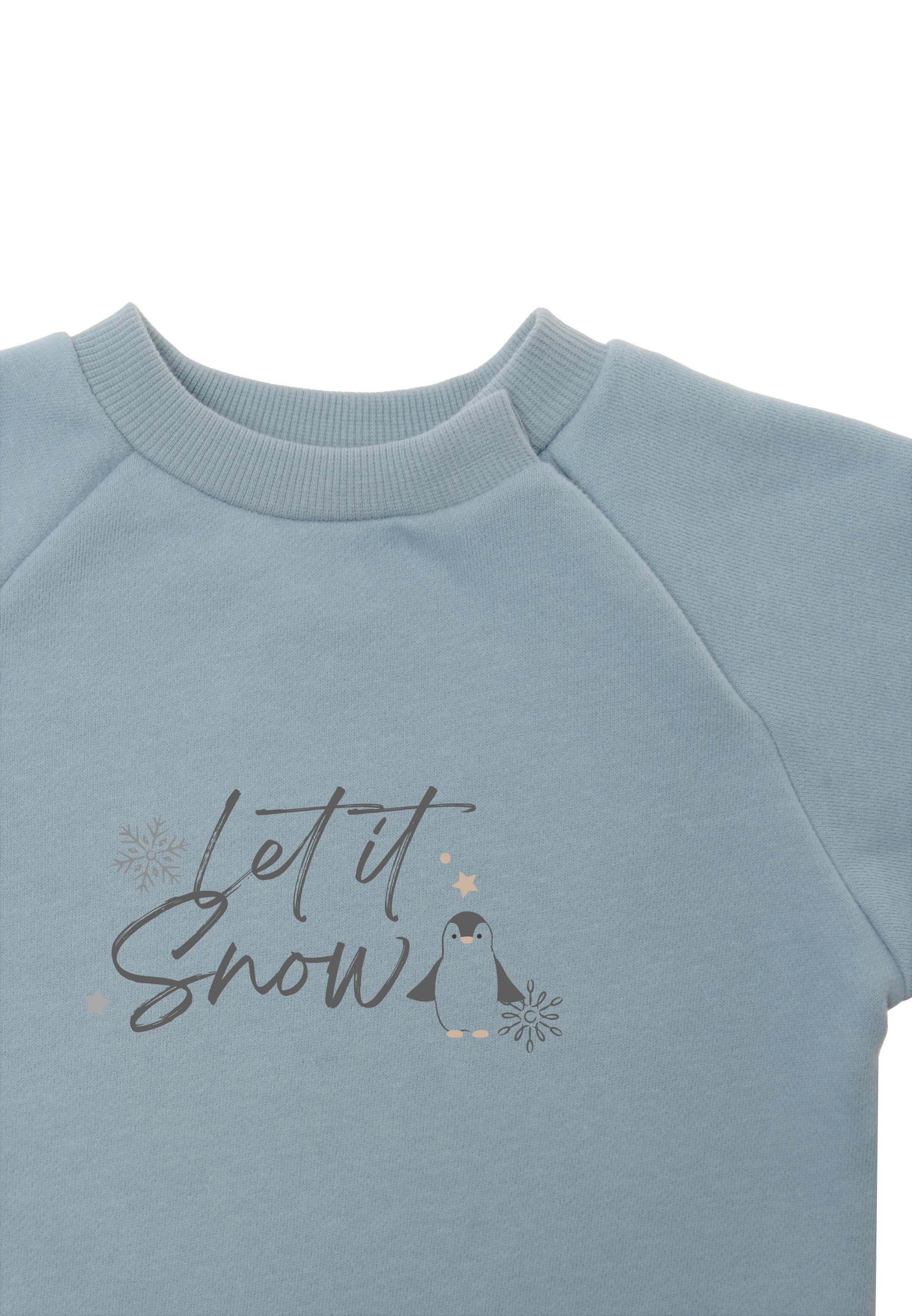 Liliput Rundhalsausschnitt let it Snow mit Sweatshirt