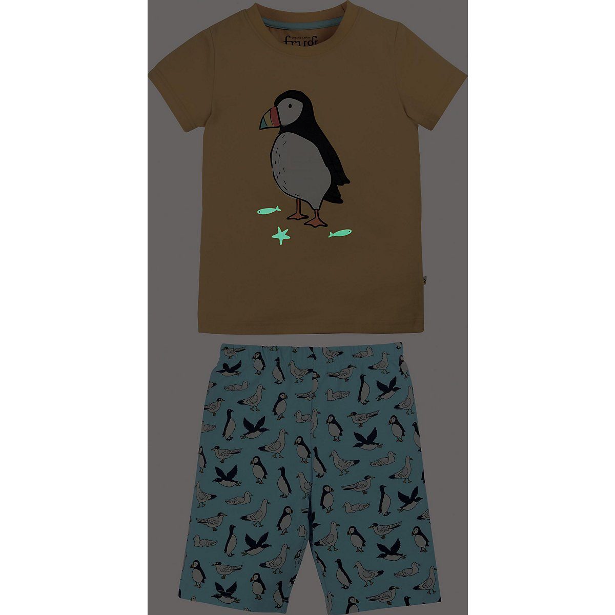 Kinder Kinderunterwäsche frugi Schlafanzug Schlafanzug PRAA PJS für Jungen, Organic Cotton