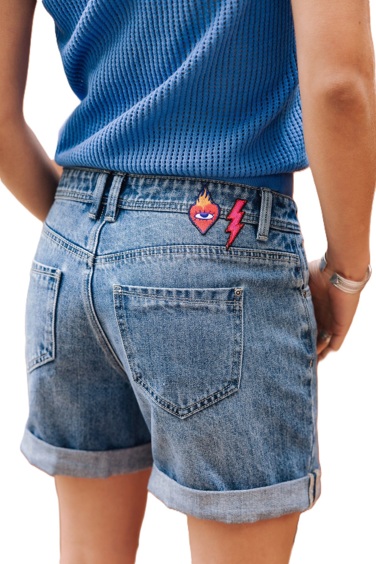 Freeman T. Porter Shorts Skylie Denim Short - Shorts Damen - Jeansshorts - Denimshort