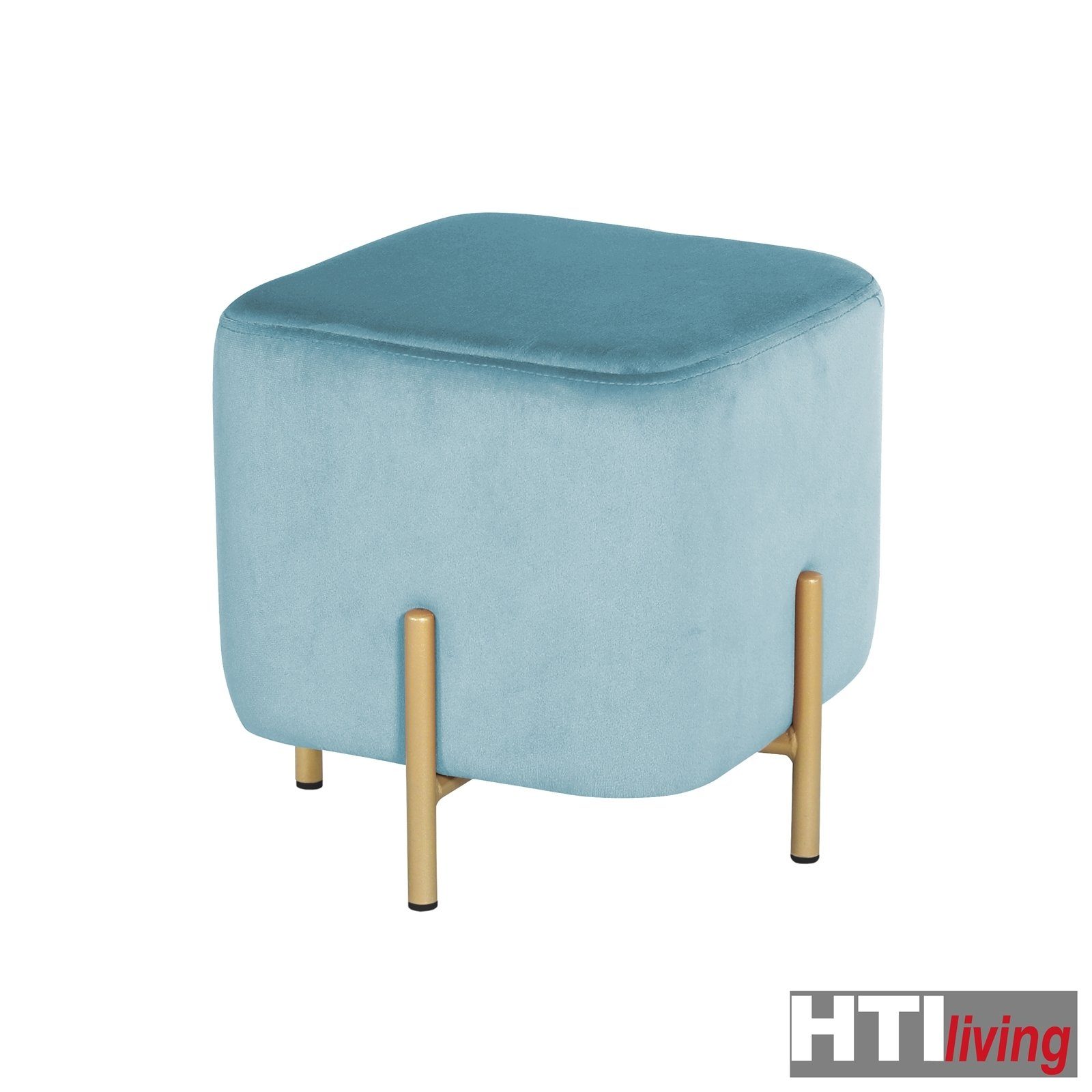 HTI-Living Sitzhocker Hocker 1 Dixon St), Pastellblau Sitzhocker (Stück