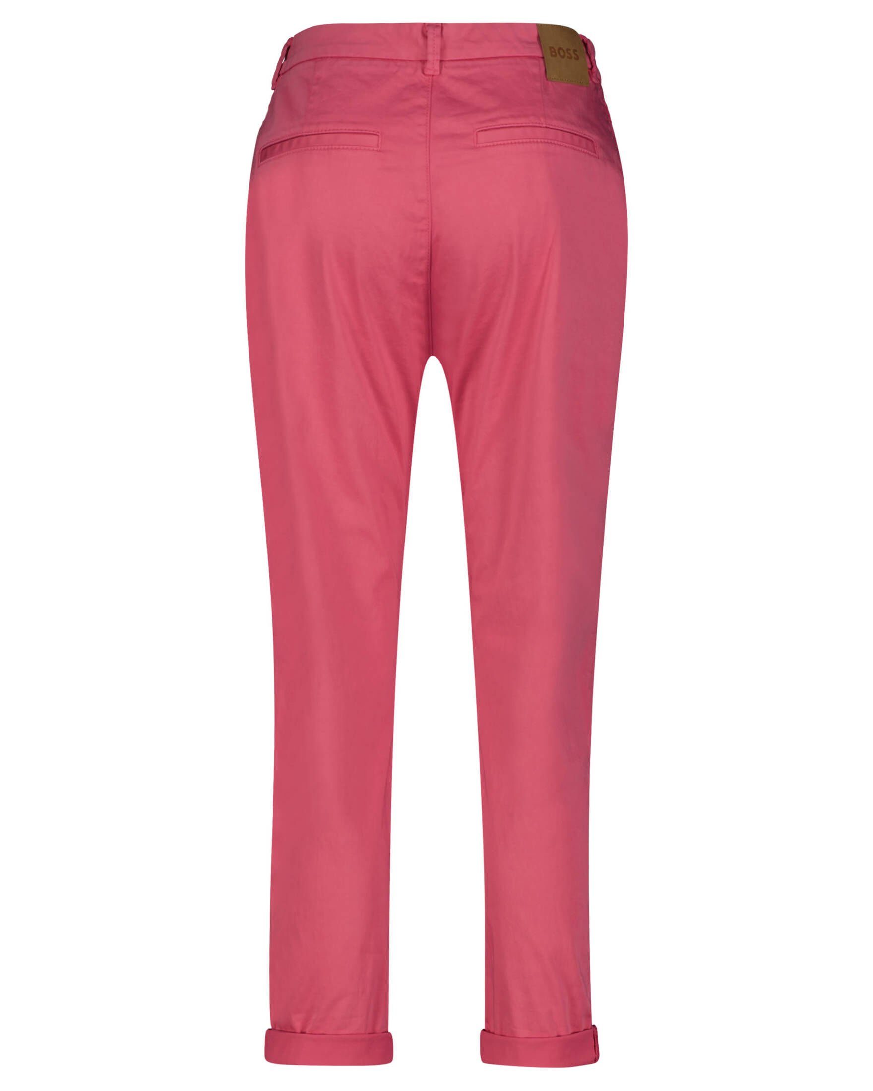 BOSS Chinohose Damen pink Chinohose (1-tlg) C_TACHINI2-D (71)