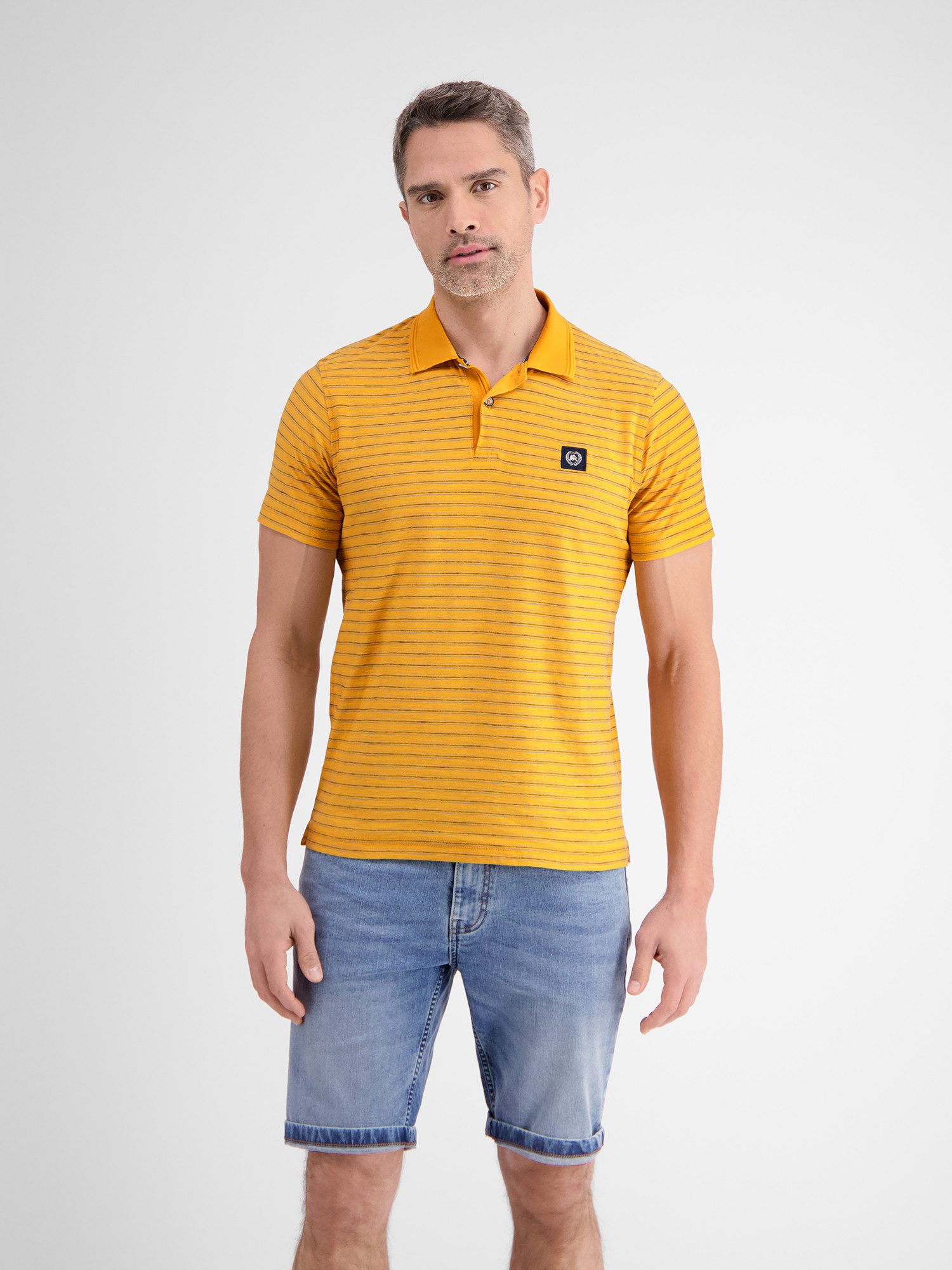 LERROS Poloshirt Herren Poloshirt, gestreift
