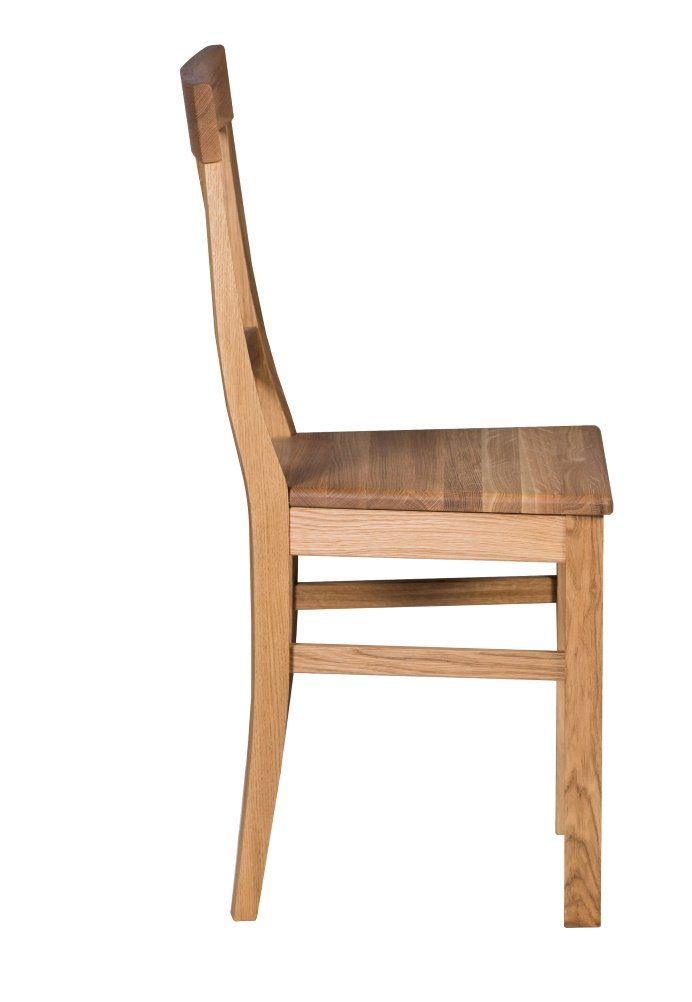 St) Stuhl - (4287) 2 Wildeiche x 4-Fußstuhl Küchenstuhl x (2 Esszimmerstuhl 2 bv-vertrieb