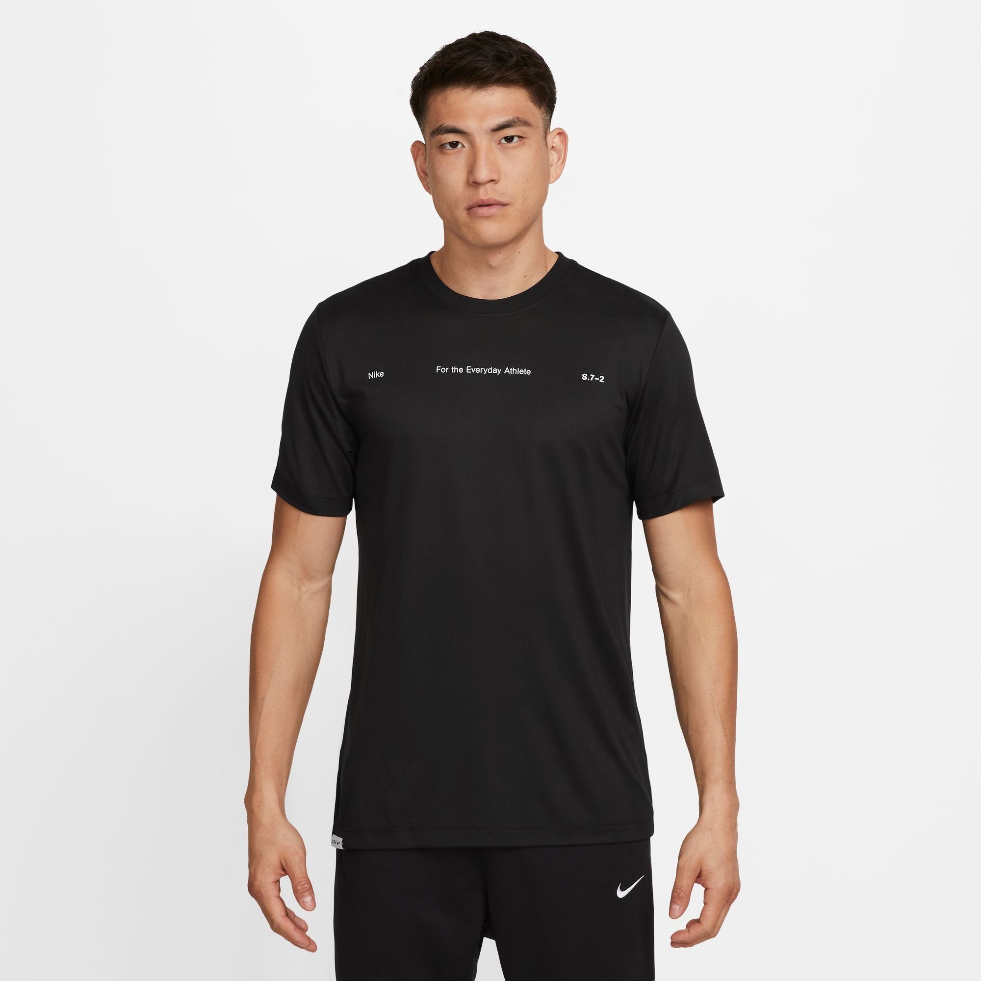 BLACK Trainingsshirt MEN'S FITNESS Nike DRI-FIT T-SHIRT