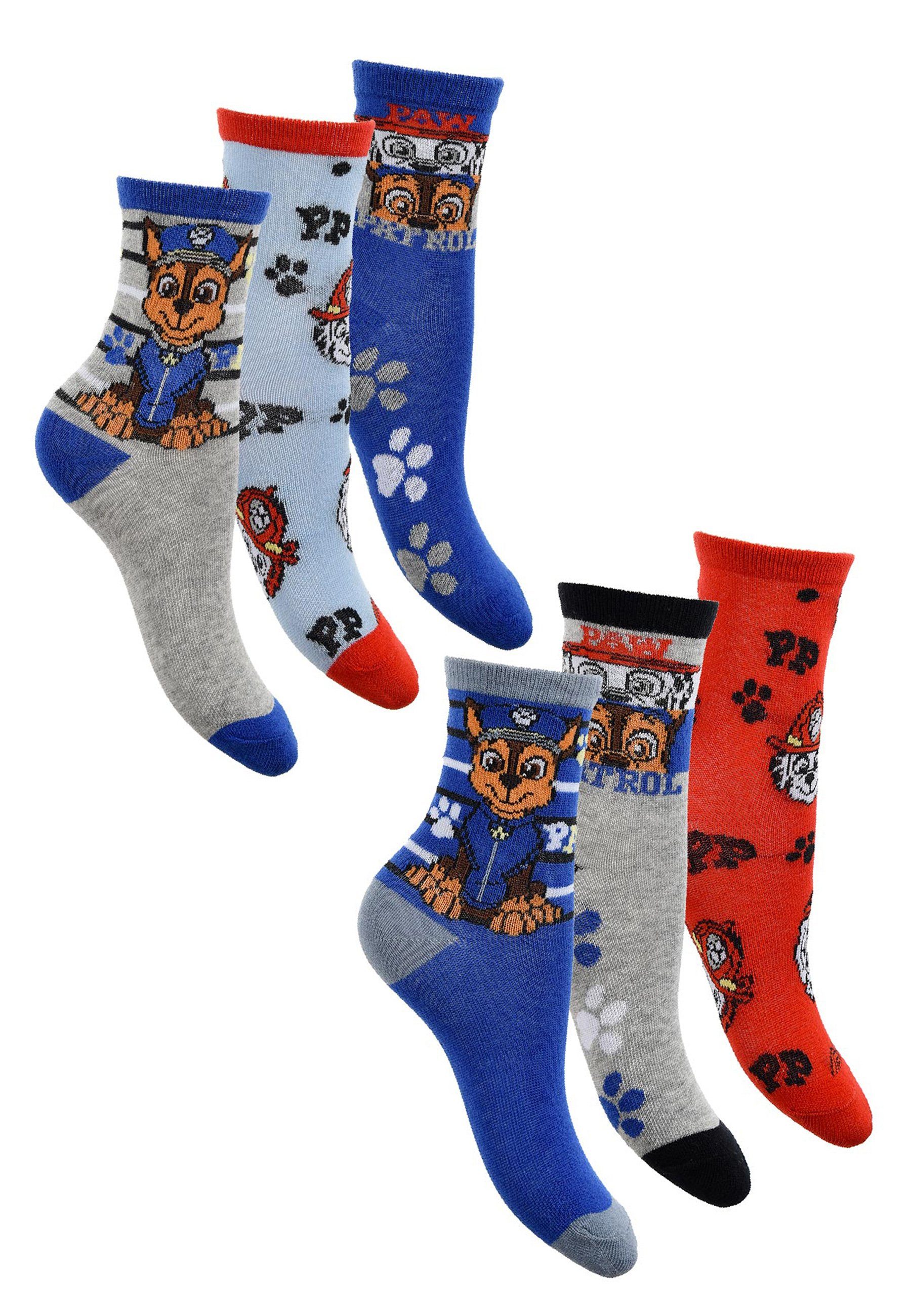 PAW PATROL Socken »Marshall Chase Kinder Jungen Socken Strümpfe« (6-Paar)  online kaufen | OTTO