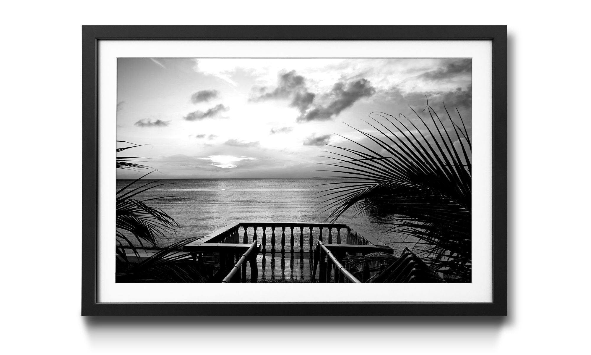 View Landschaft, erhältlich from WandbilderXXL Terraces, Kunstdruck Größen Wandbild, 4 in