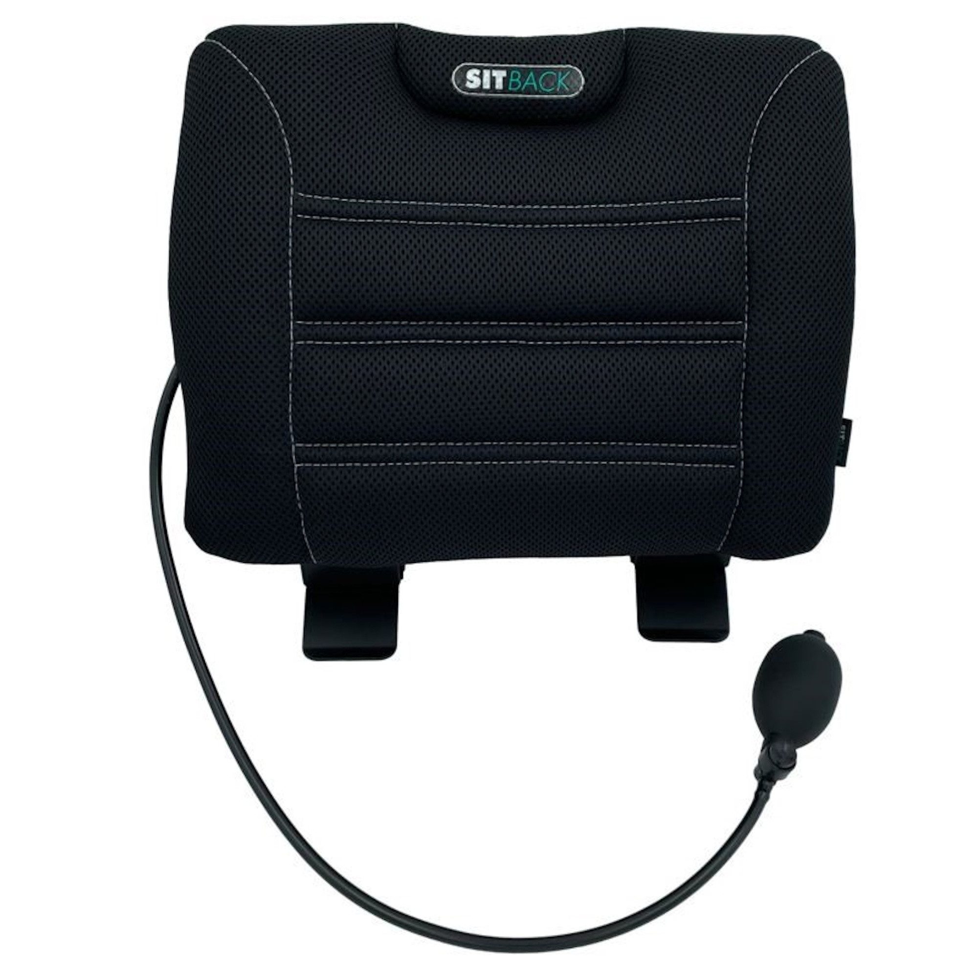 SITBACK Rückenkissen Air mit Luftpumpe ergonomisches Lordosekissen