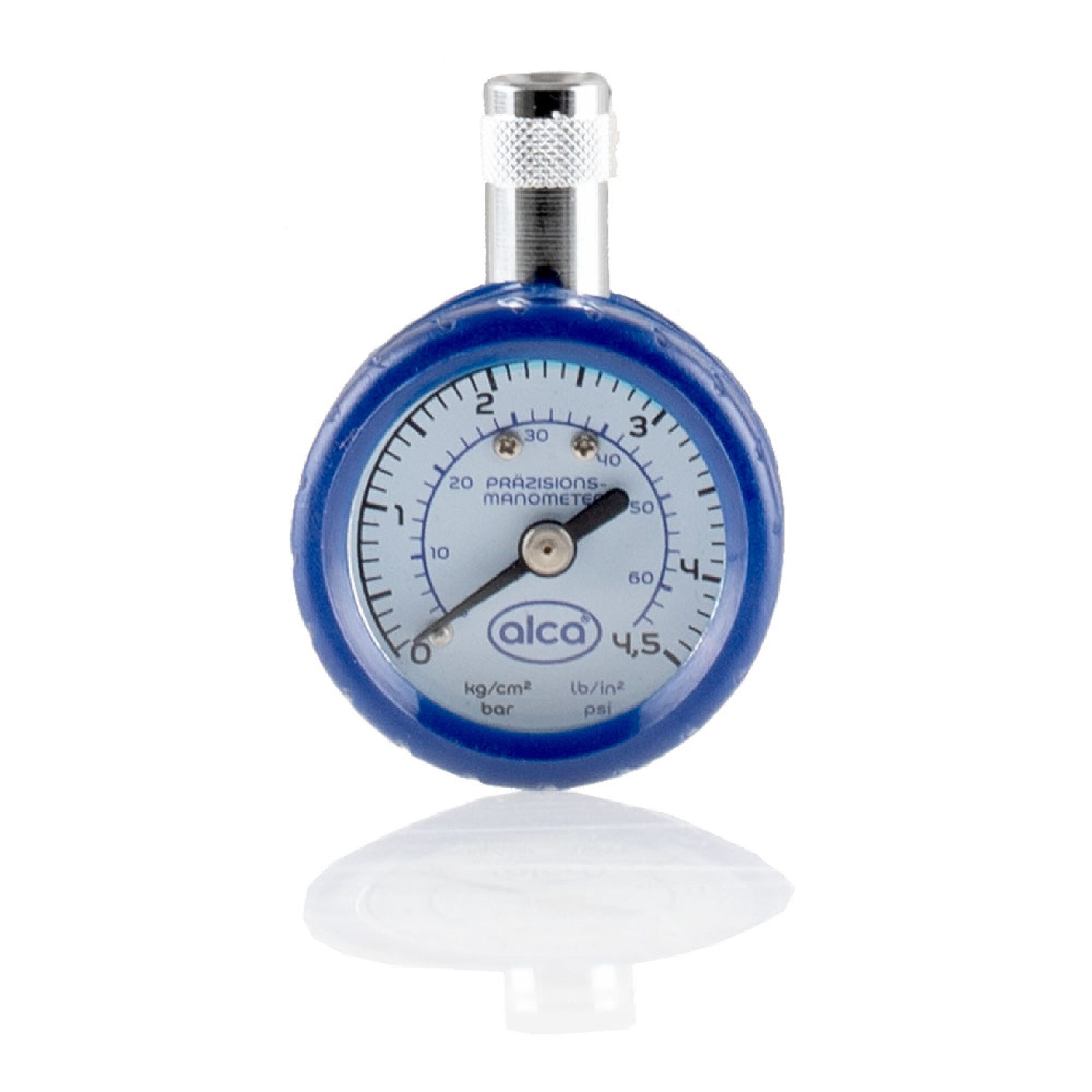 alca Reifendruckkontrollsystem Reifendruckprüfer Luftdruck Manometer bis 4,5 bar Memory Funktion, 1-tlg.