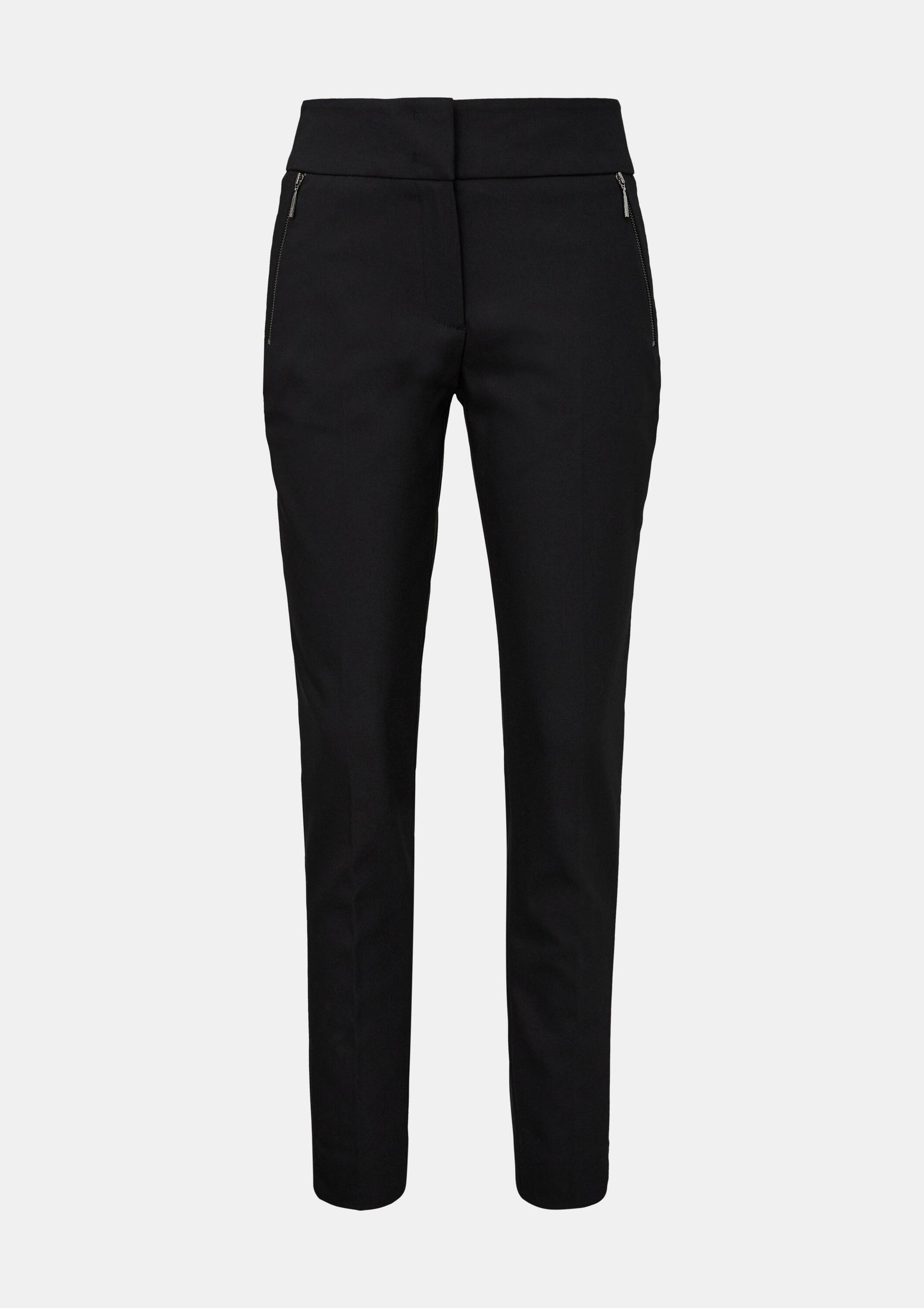 comma Chinos Hose Regular: Hose mit Bügelfalten