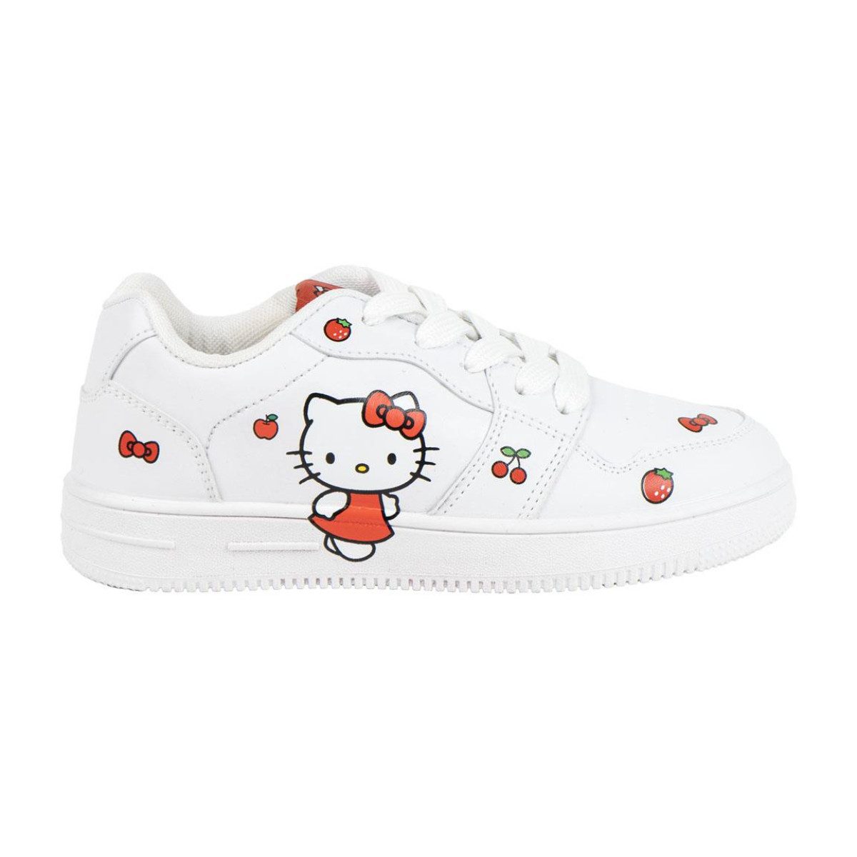 Hello Kitty Kinder Sportschuhe Sneaker PVC Sohle PU Polyester Mädchen Schuhe Sneaker