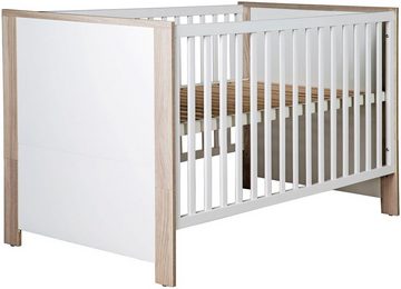 roba® Babymöbel-Set Olaf, (Spar-Set, 2-St., Kinderbett, Wickelkommode), mit Kinderbett & Wickelkommode; Made in Europe