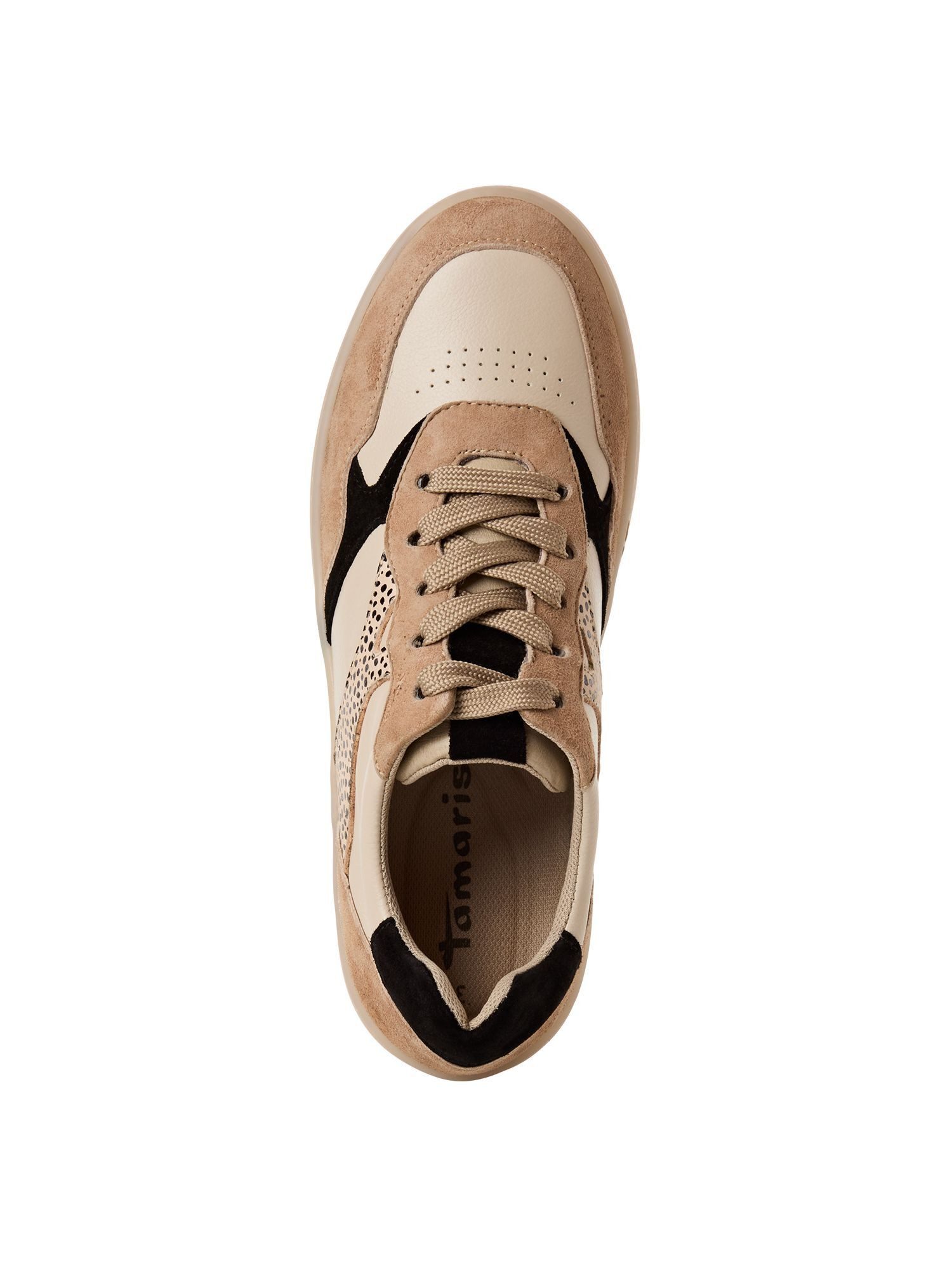 Tamaris Removable Sock mit Schnürsenkel kein Absatz Sneaker Removable Sock