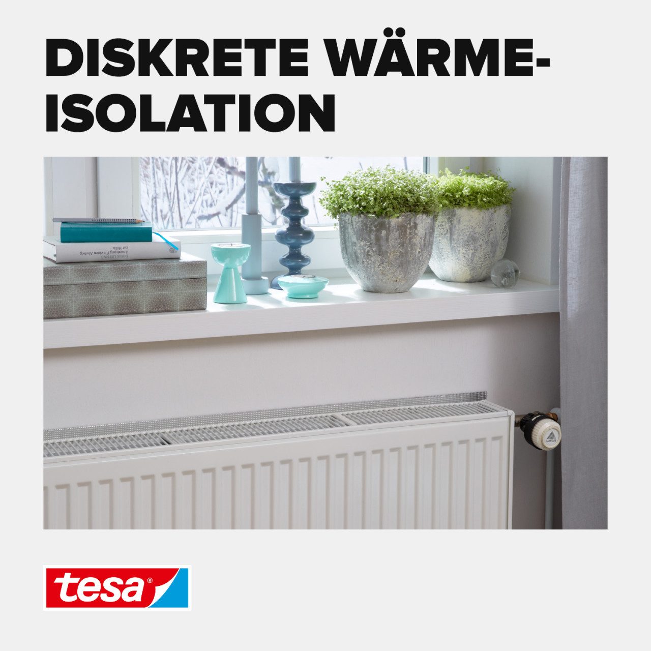tesa Isoliertapete tesa Insulation Reflektorfolie für Heizkörper Heat – Bild 4 von 5