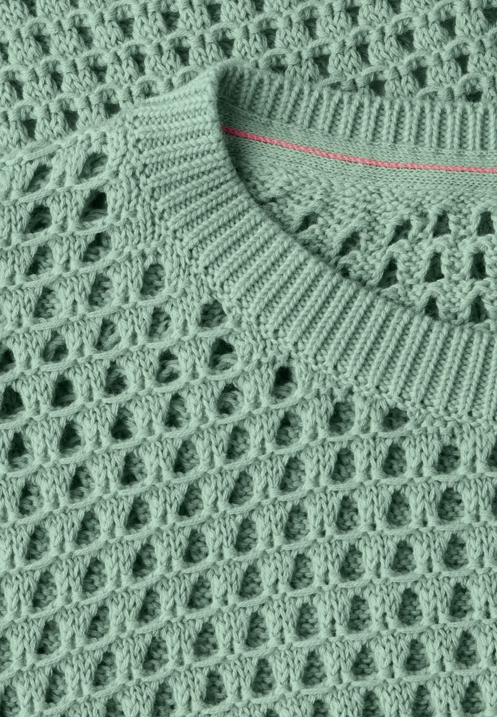 CECIL Sweatshirt Pullover im Häkel-Optik günstig online kaufen