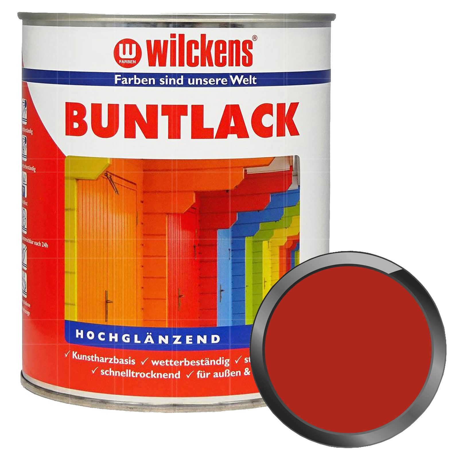 Wilckens Farben Lack Buntlack hochglänzend - 0.75 Liter