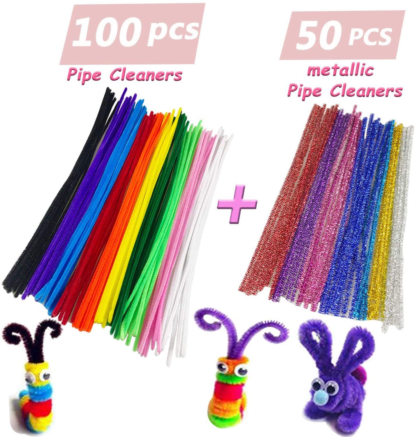 POPOLIC Kreativset Bastelset Kinder, 1300+PCS DIY Basteln Bastelkoffer, Bas günstig online kaufen