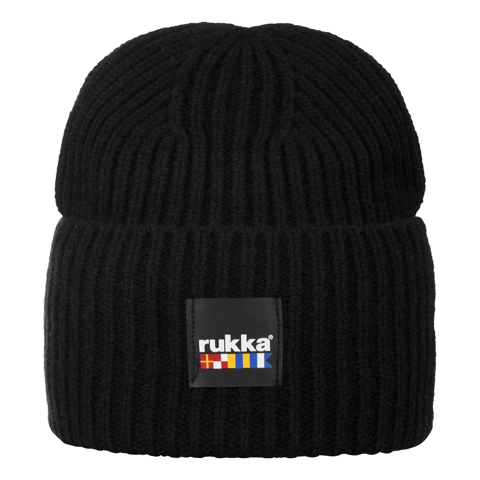 Rukka Strickmütze Uussaari mit breitem Umschlag