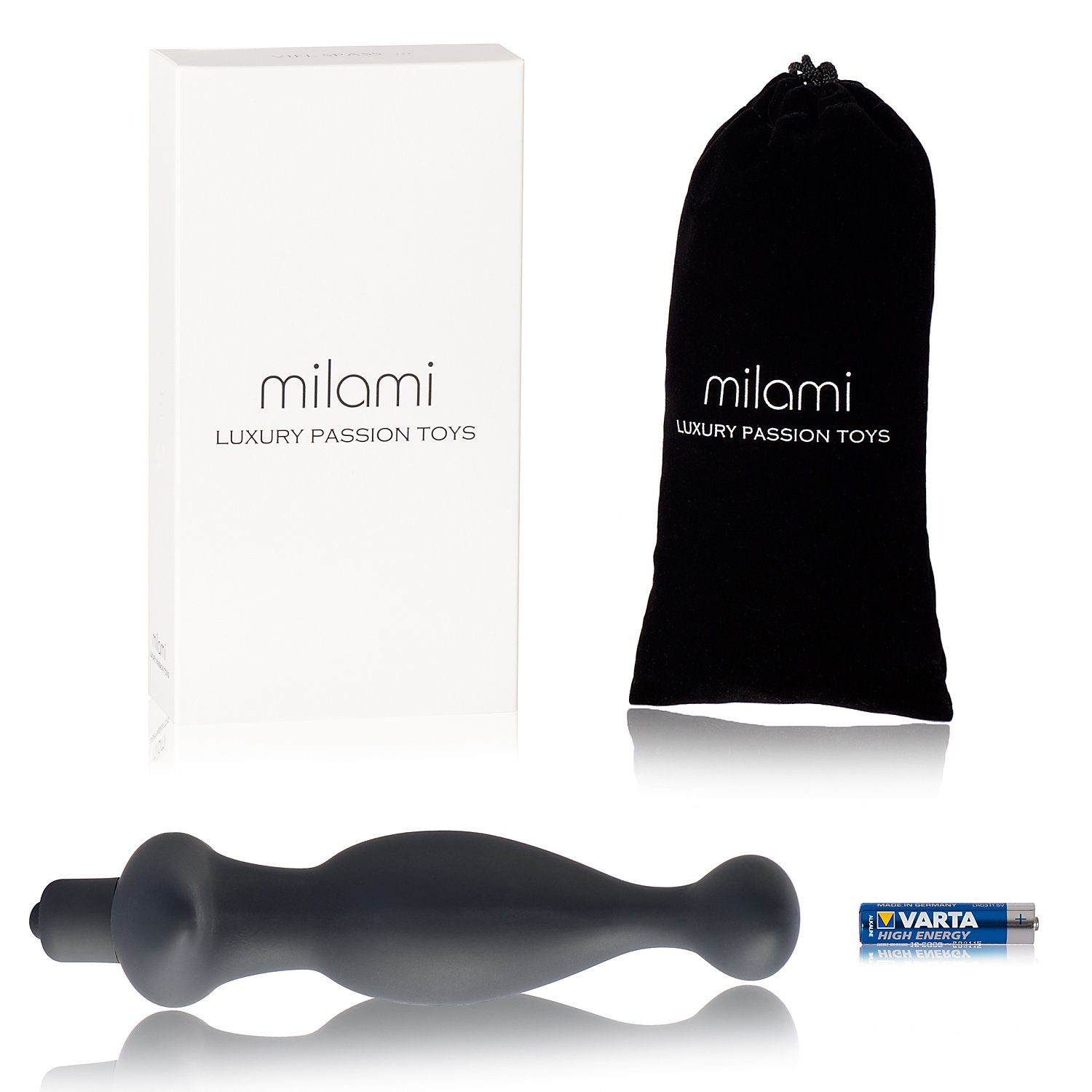 Anal Vibrator Analvibrator Butt Prostata Silikon mit Stimulation milami Plug Analsextoy