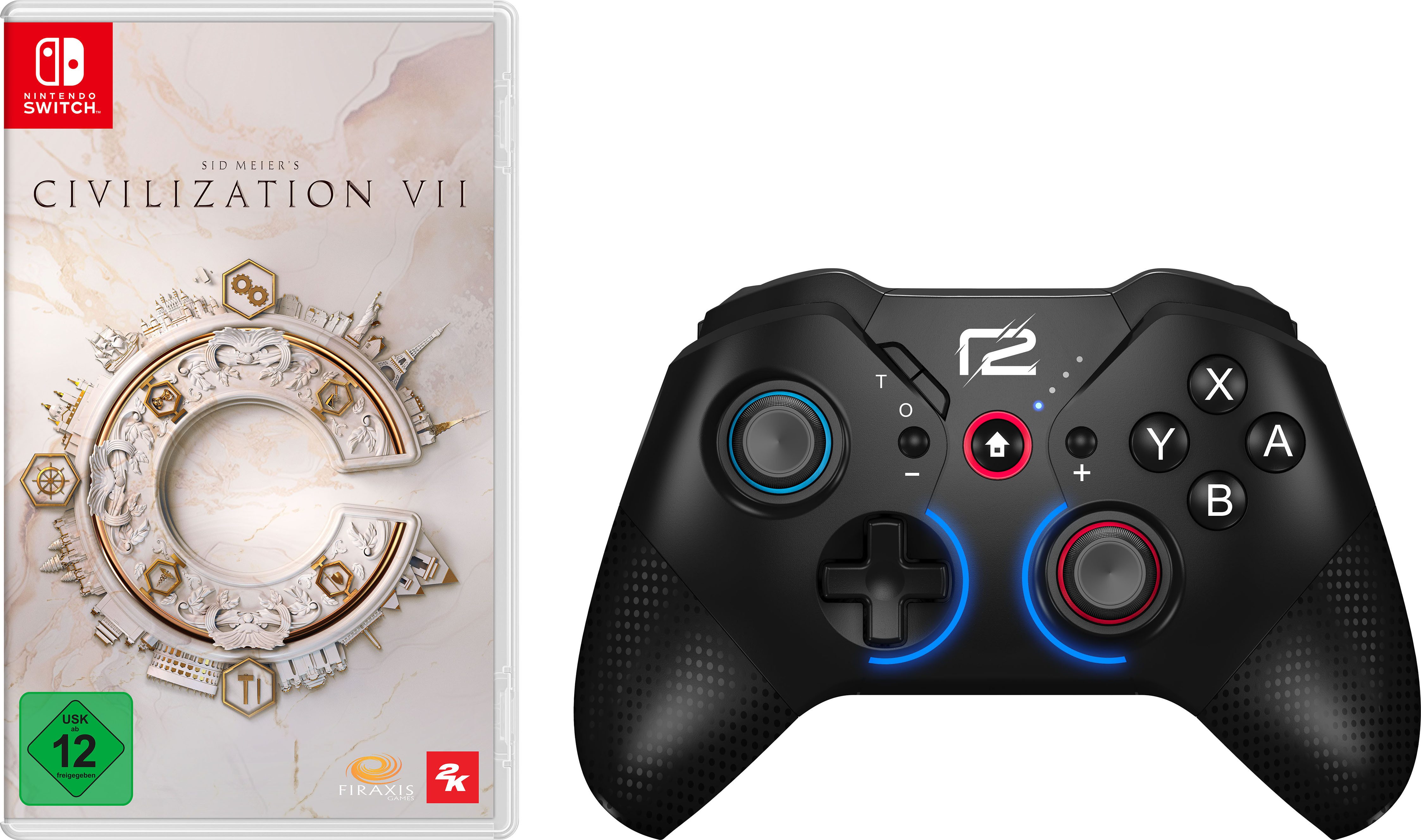 Civilization VII inkl. NSW Pro Pad X (schwarz) Nintendo Switch