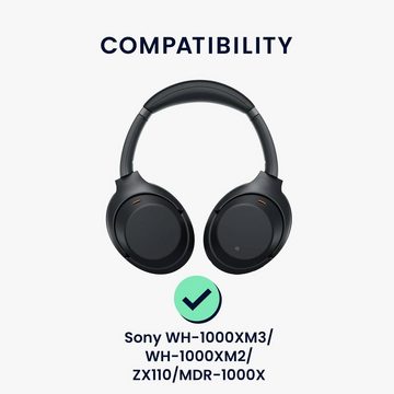 kwmobile Kopfhörer-Schutzhülle Hülle für Sony WH-1000XM3 / WH-1000XM2 / ZX110 / MDR-1000X, Case Kopfhörer Tasche - Kunststoff Tragetasche mit Reißverschluss