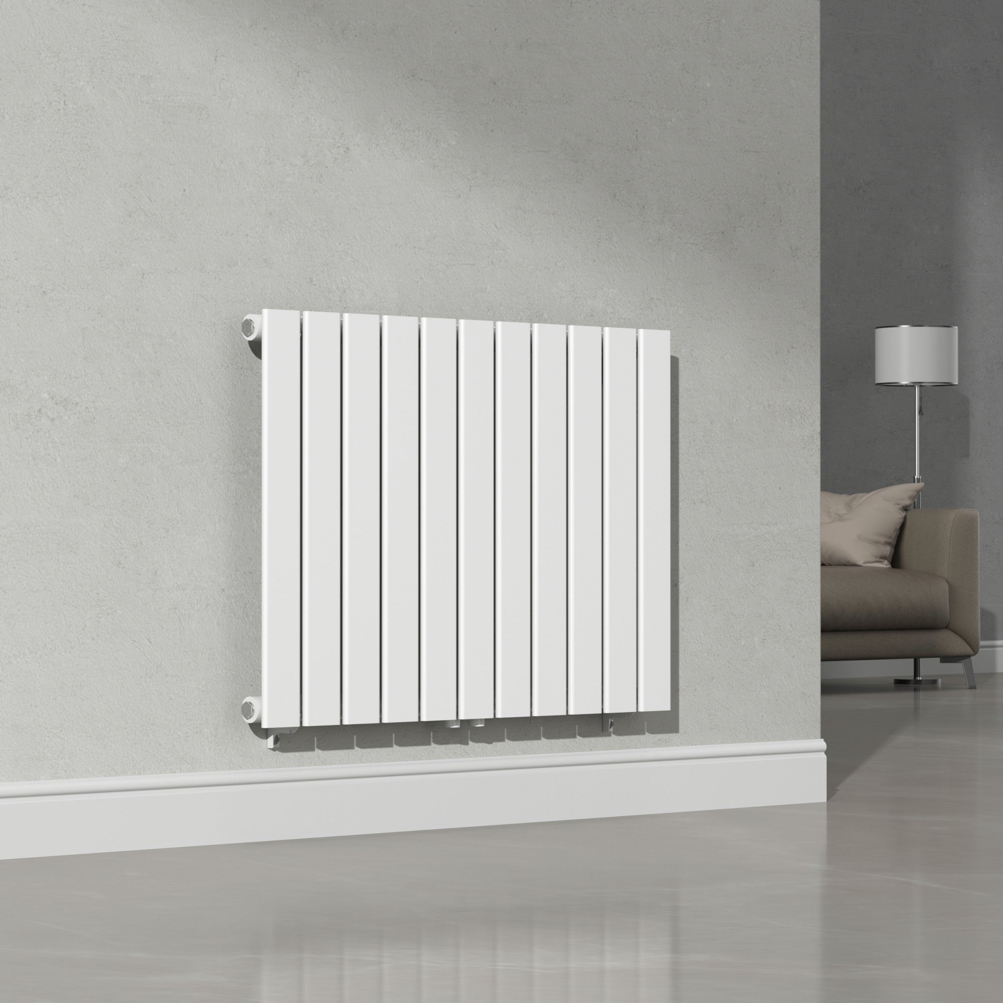 neu.haus Designheizkörper, »Nore« Flachheizkörper 60x80cm Einlagig günstig online kaufen