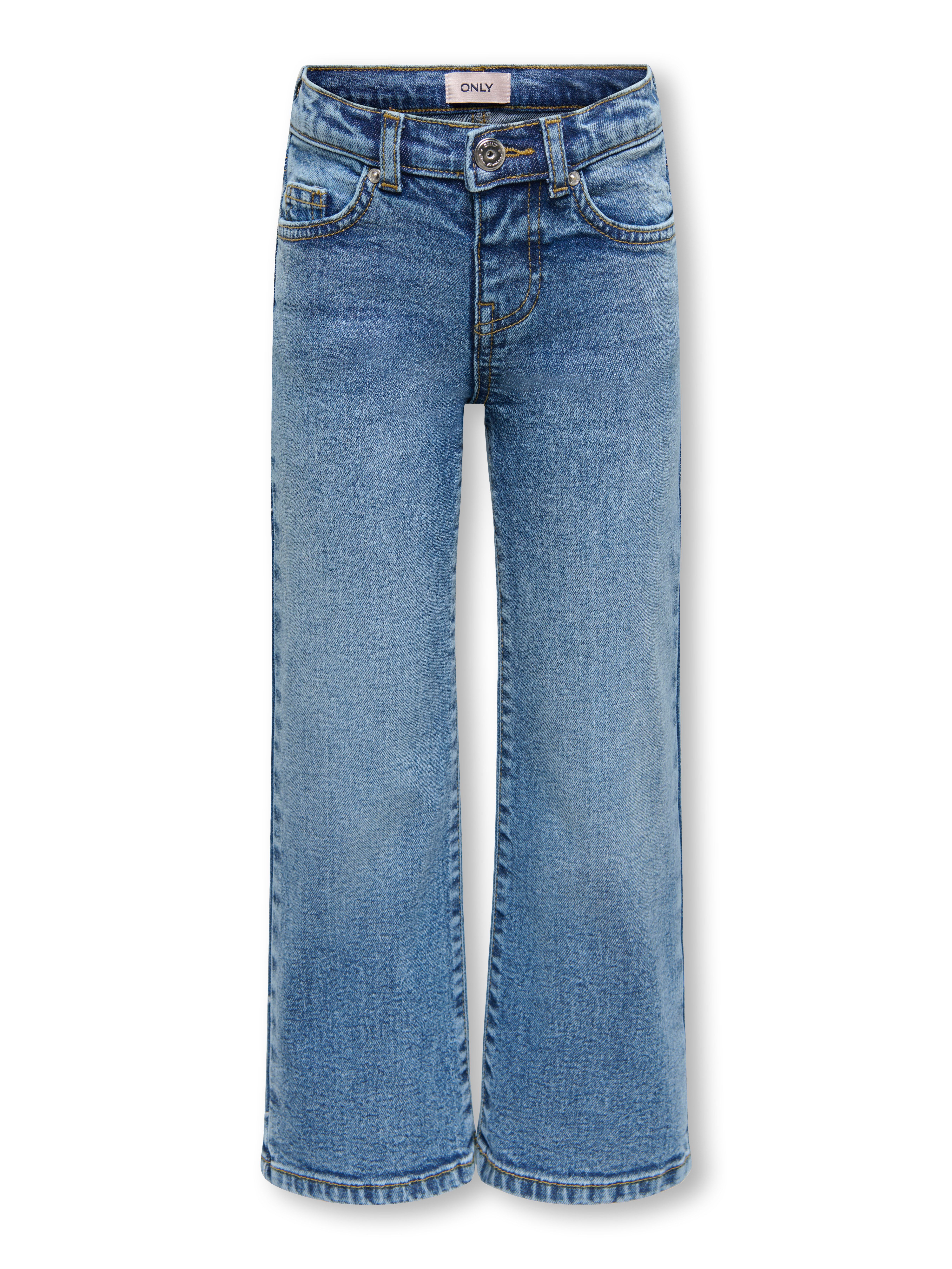 KIDS ONLY Weite Jeans KMGJUICY WIDE HEART DNM AZG367 NOOS Baumwollmischung, weite Beinform