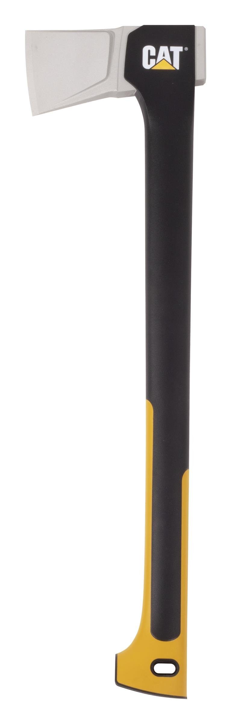 CAT CATERPILLA Axt Spaltaxt C1600 Ergo Set mit Axt-Klingen-Schärfer, 1,6 kg, 1600 g, 61.5 cm Länge, (Set, 1-St., Set), Erfüllt die Anforderungen von Bau- und Forstarbeitern weltweit