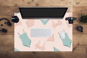 MuchoWow Gaming Mauspad Sommer - Bademode - Pastell (1-St), Büro für Tastatur und Maus, Mousepad Gaming, 90x60 cm, XXL, Großes