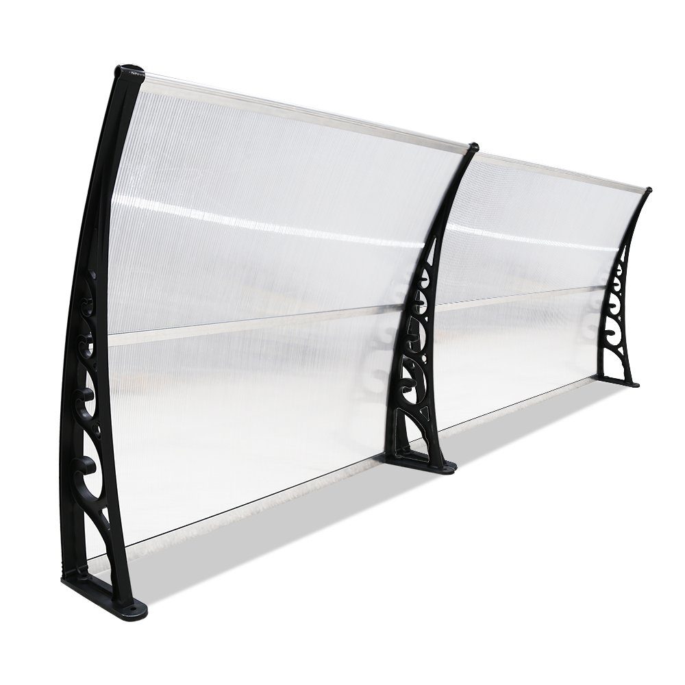 Clanmacy Vordach Vordach Haustürvordach Überdachung Transparent (für Haustü günstig online kaufen