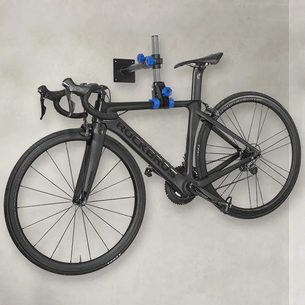 ROCKBROS Fahrrad-Montageständer Montageständer Werkstattständer (Spar-Set, 1-tlg), Tisch- & Wandmontage, drehbar, bis 20 kg, Silikonbacken