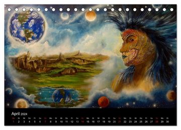 CALVENDO Wandkalender Dimensionen (Tischkalender 2024 DIN A5 quer), CALVENDO Monatskalender