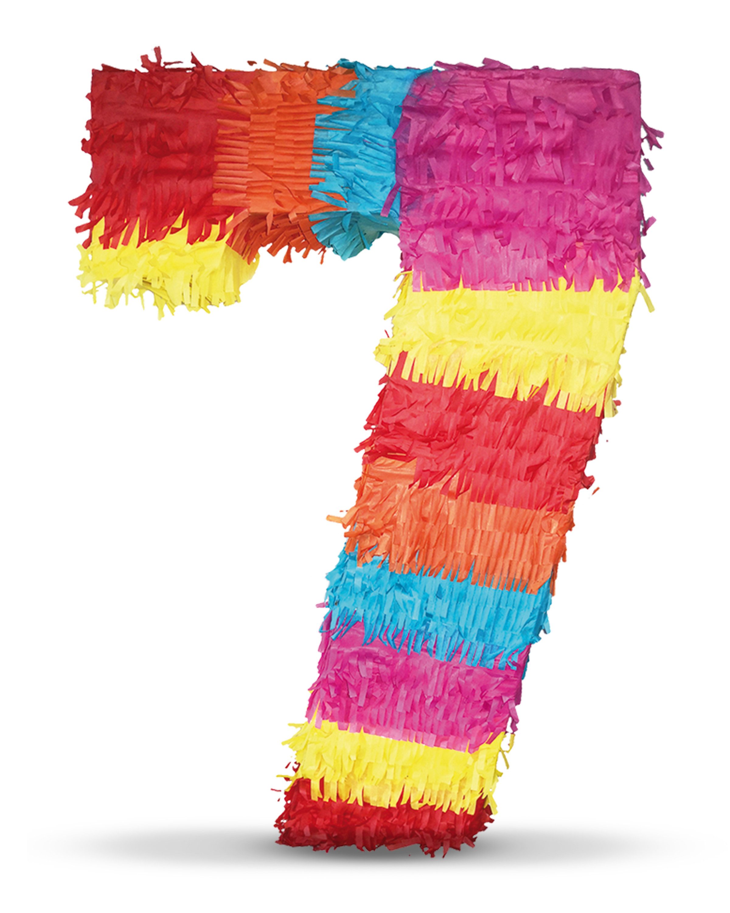 Party Factory Pinata Piñata Zahl 7