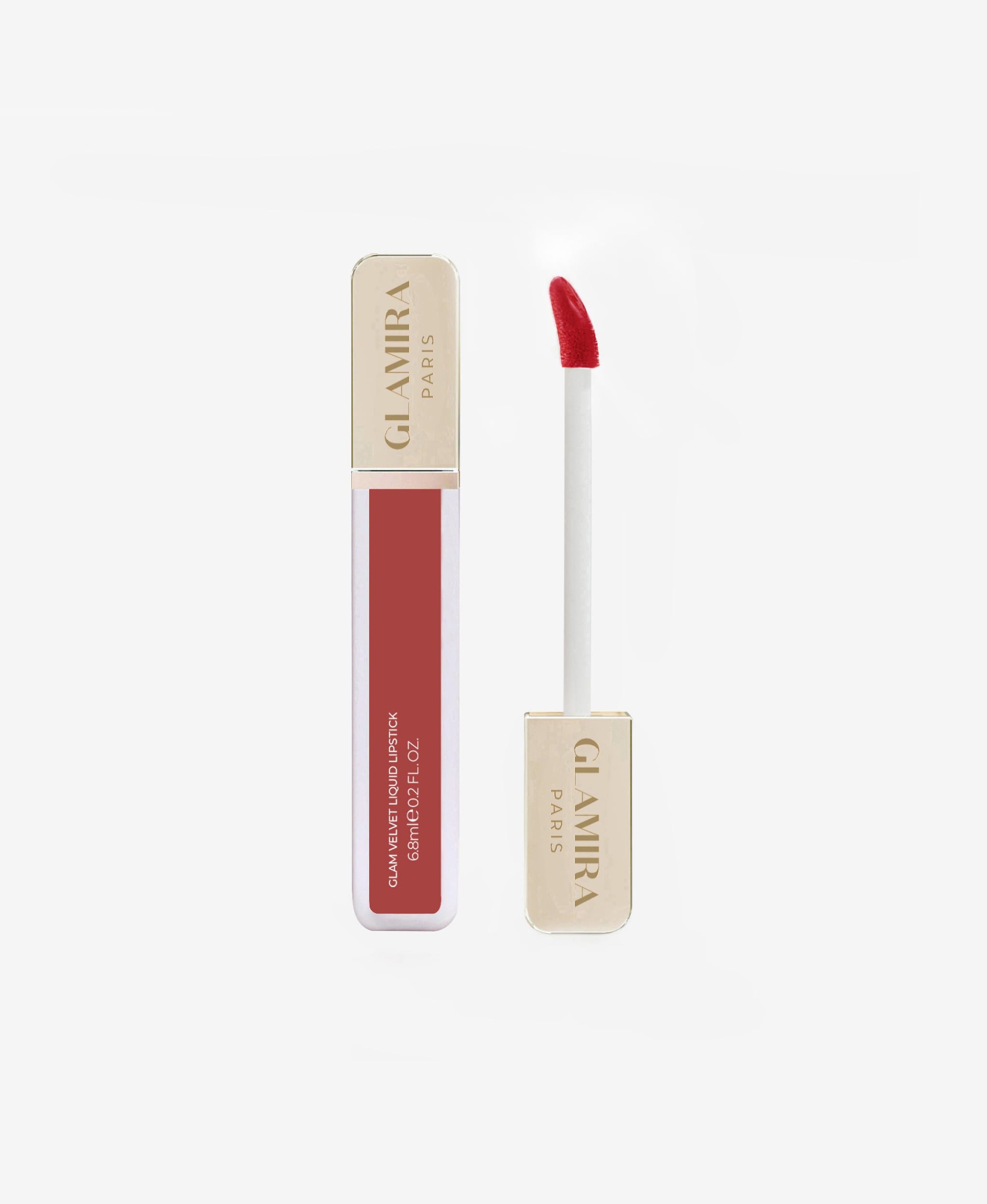 GLAMIRA Lippenstift GLAM Samtiger Flüssiger Lippenstift #3, 1-tlg., mit Wiesenschaumkrautöl, Jojobaöl und Tocopherol