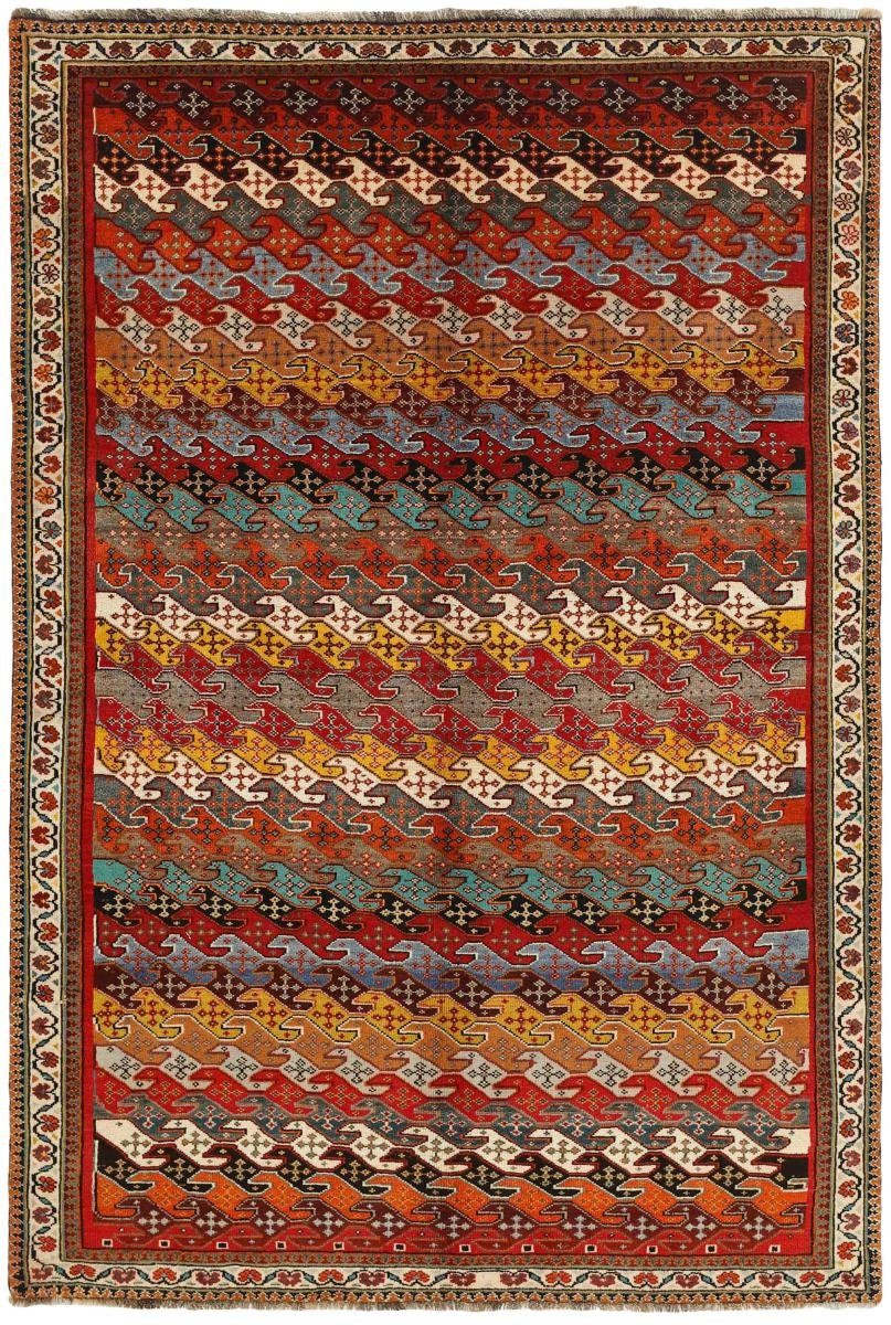 Orientteppich Ghashghai 172x256 Handgeknüpfter Orientteppich / Perserteppich, Nain Trading, rechteckig, Höhe: 12 mm