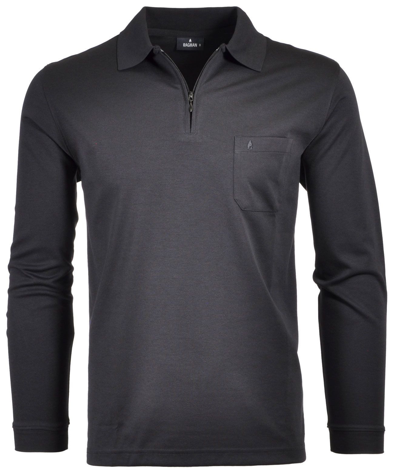 RAGMAN Langarm-Poloshirt günstig online kaufen