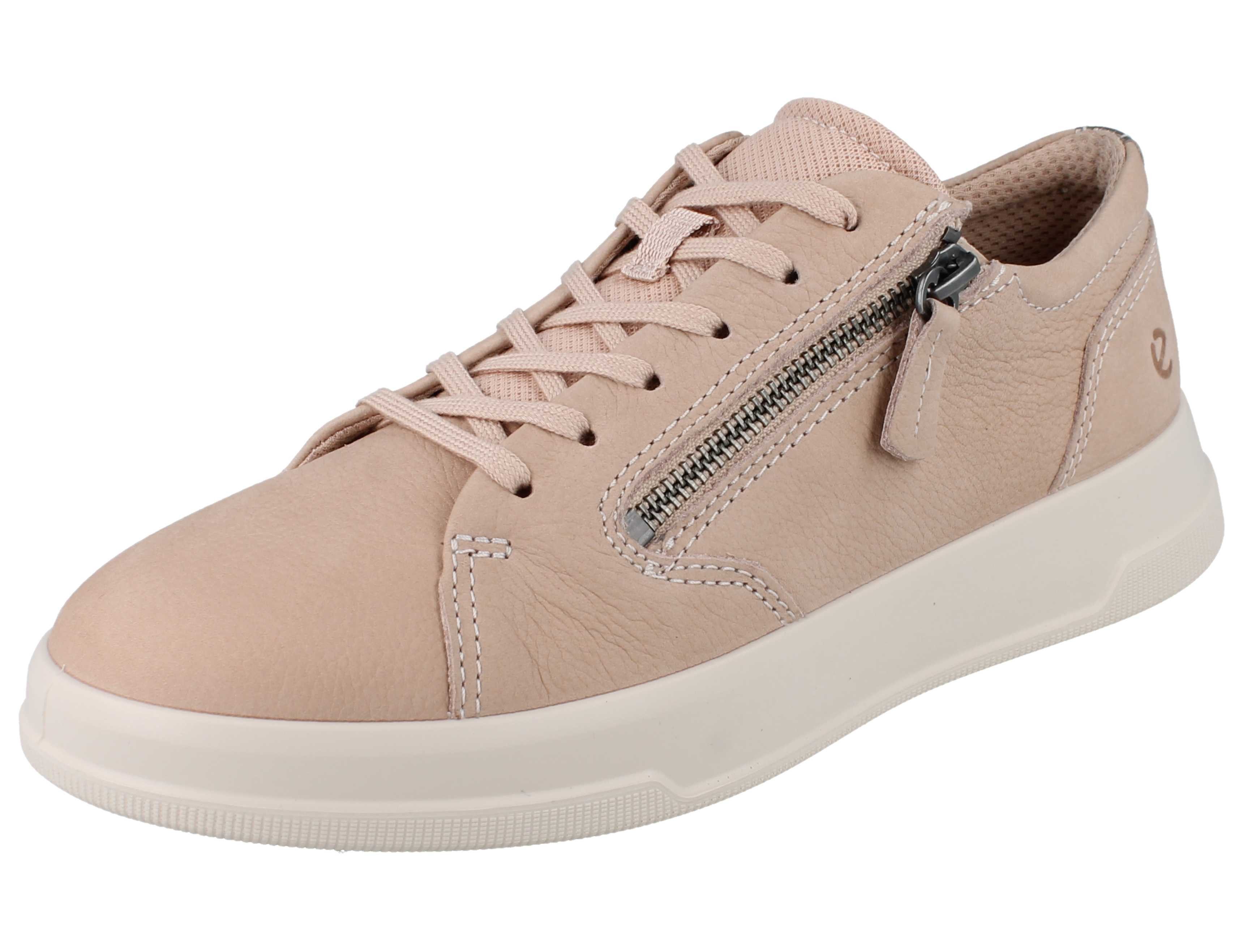 Ecco ECCO Move W Damen Sneaker rose Nubukleder - Größe: 37 Schnürschuh Wechselfußbett