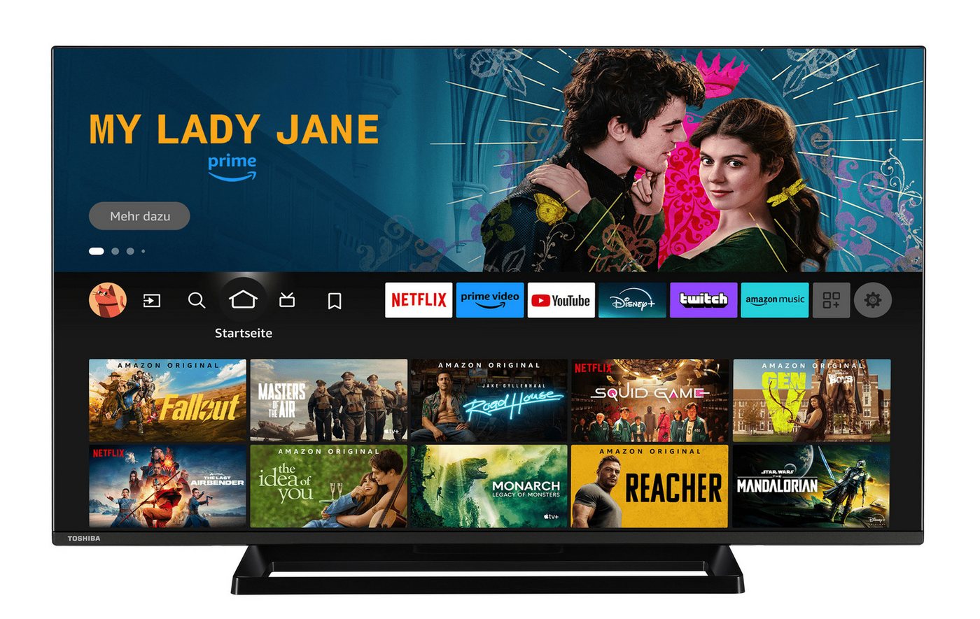 Toshiba 43UF3F63DAZ LCD-LED Fernseher (108 cm/43 Zoll, 4K Ultra HD, Fire TV, HDR Dolby Vision, Triple-Tuner, Alexa Built-In, Sound by Onkyo) schwarz ! RABATT: 51.95% Toshiba 43UF3F63DAZ LCD-LED Fernseher (108 cm/43 Zoll, 4K Ultra HD, Fire TV, HDR Dolby Vision, Triple-Tuner, Alexa Built-In, Sound by Onkyo) schwarz ! RABATT: 51.95%
