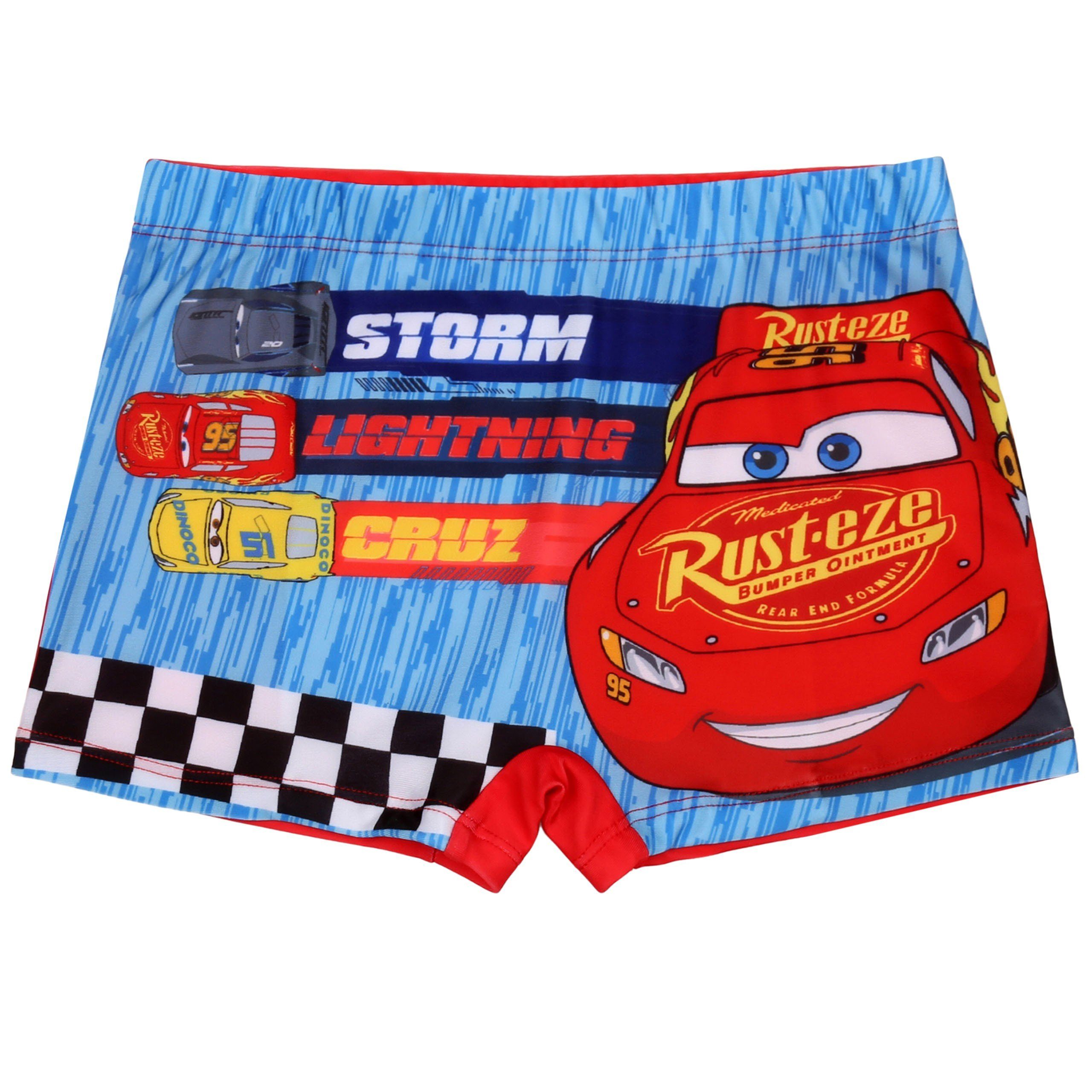 Sarcia.eu Boxer-Badehose Lightning für Badeshorts Cars Jungen Boxer Badehose/ McQueen