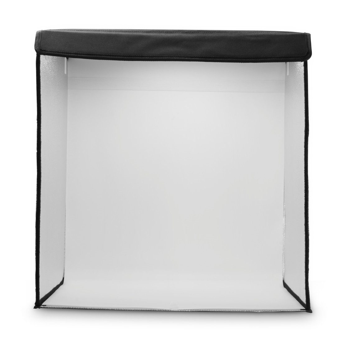 Hama Falthintergrund Mini-Fotostudio-Set f. Produktbilder (faltbar, LED-Ringlicht, 50x50cm)