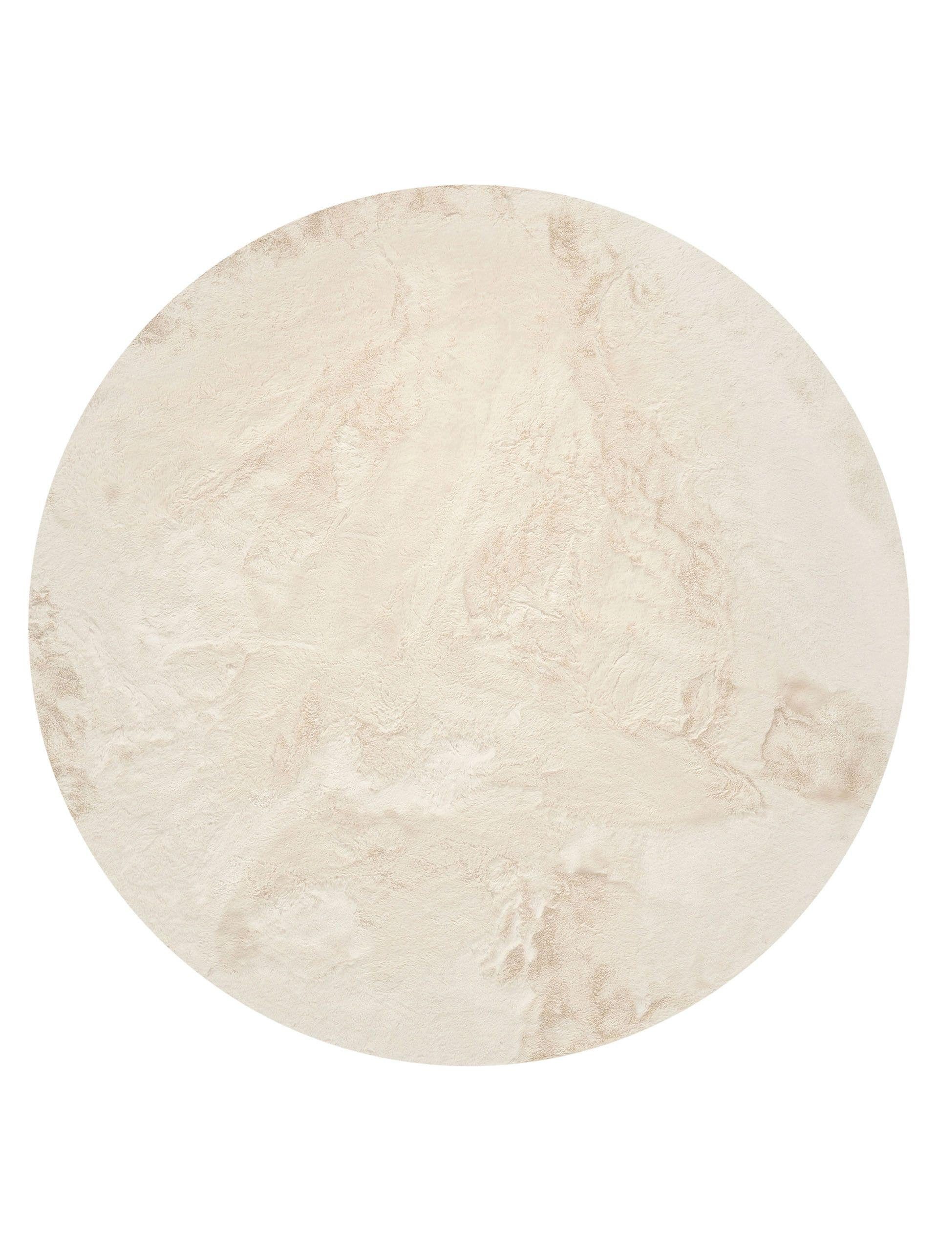 benuta Fellteppich Dave, rund, Höhe: 21 mm, Kunstfaser, Berber, Ethno-Style, Wohnzimmer