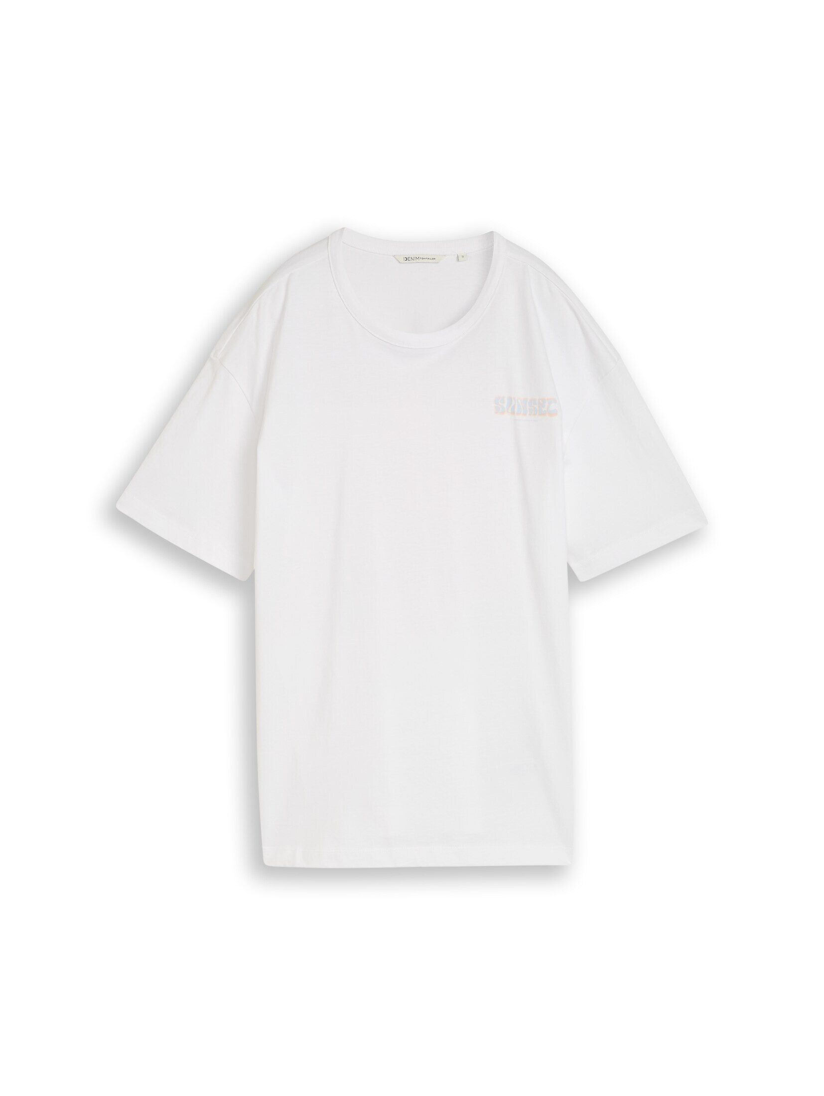 TOM TAILOR Denim T-Shirt T-Shirt Oversize T-Shirt mit Rückenprint