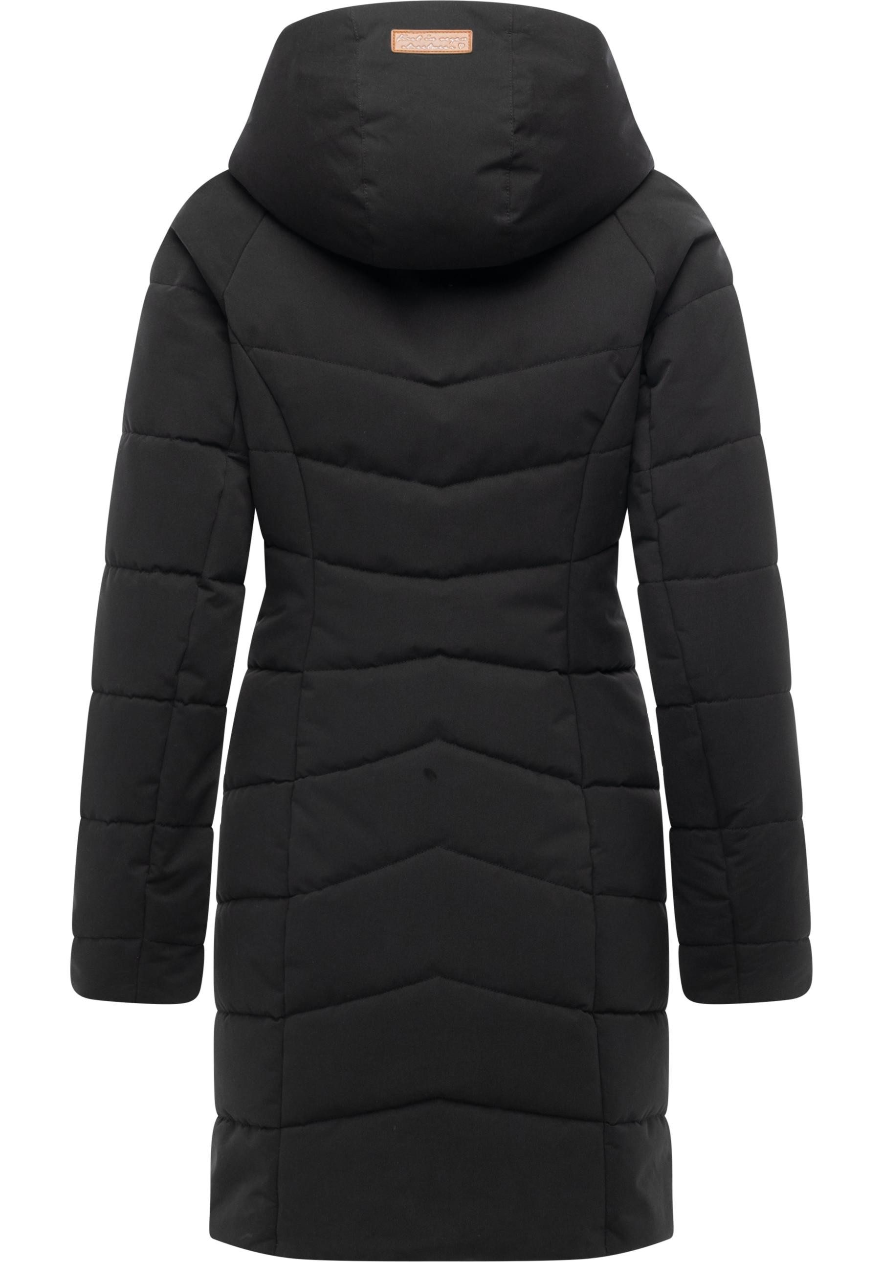 Ragwear Wintermantel Noita YOUMODO Winter Steppmantel mit Kapuze