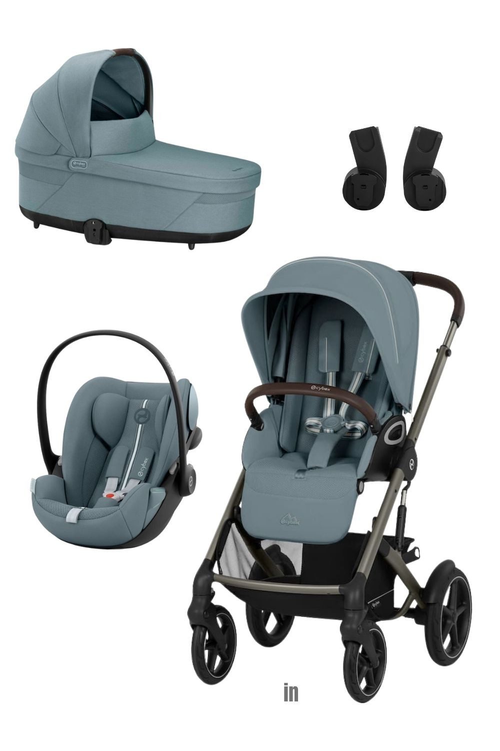Cybex Kombi-Kinderwagen Talos S Lux Kinderwagen inkl. Babywanne und Cloud G - Kollektion 2026